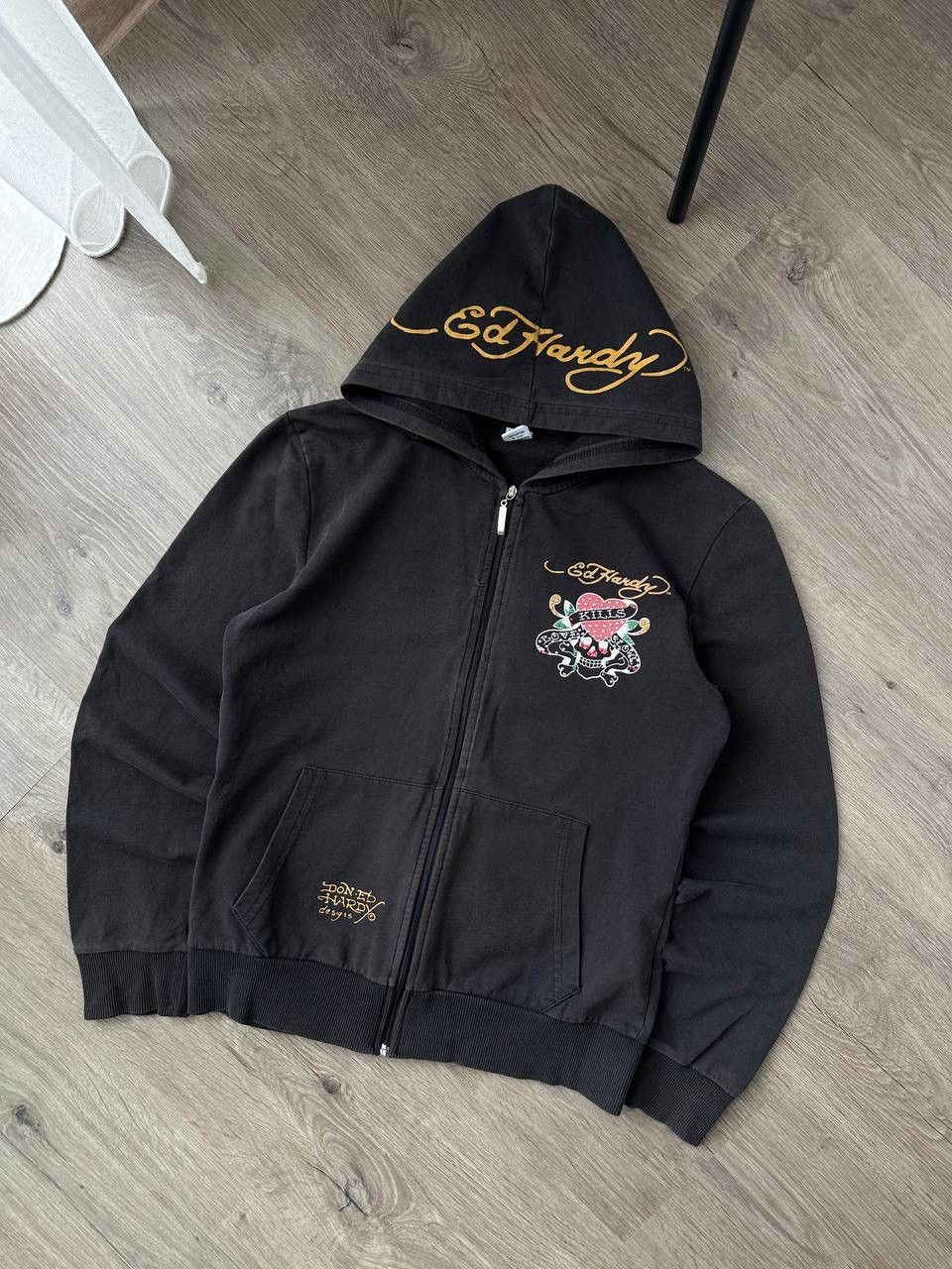 Ed Hardy Vintage Ed Hardy Christian Audigier W’S Hoodie Size S / US 4 / IT 40 - 4 Thumbnail