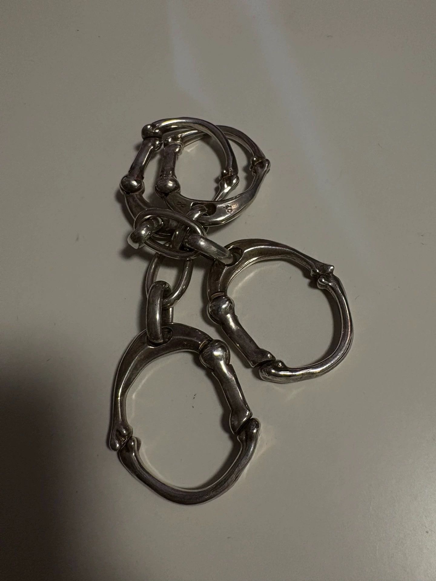 Takahiromiyashita The Soloist. TAKAHIROMIYASHITA Thesoloist x End925 Big Bone Chain L Size ONE SIZE - 3 Thumbnail