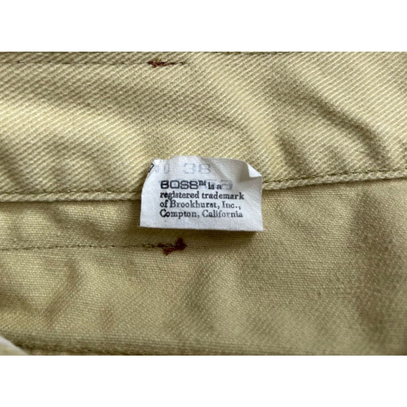 Vintage VINTAGE Boss by IG design relaxed basic jean shorts Mens 38 Beige 90s USA NWT NOS Cotton Denim Regular Jeans/Shorts Mens Size US 38 / EU 54 - 7 Thumbnail