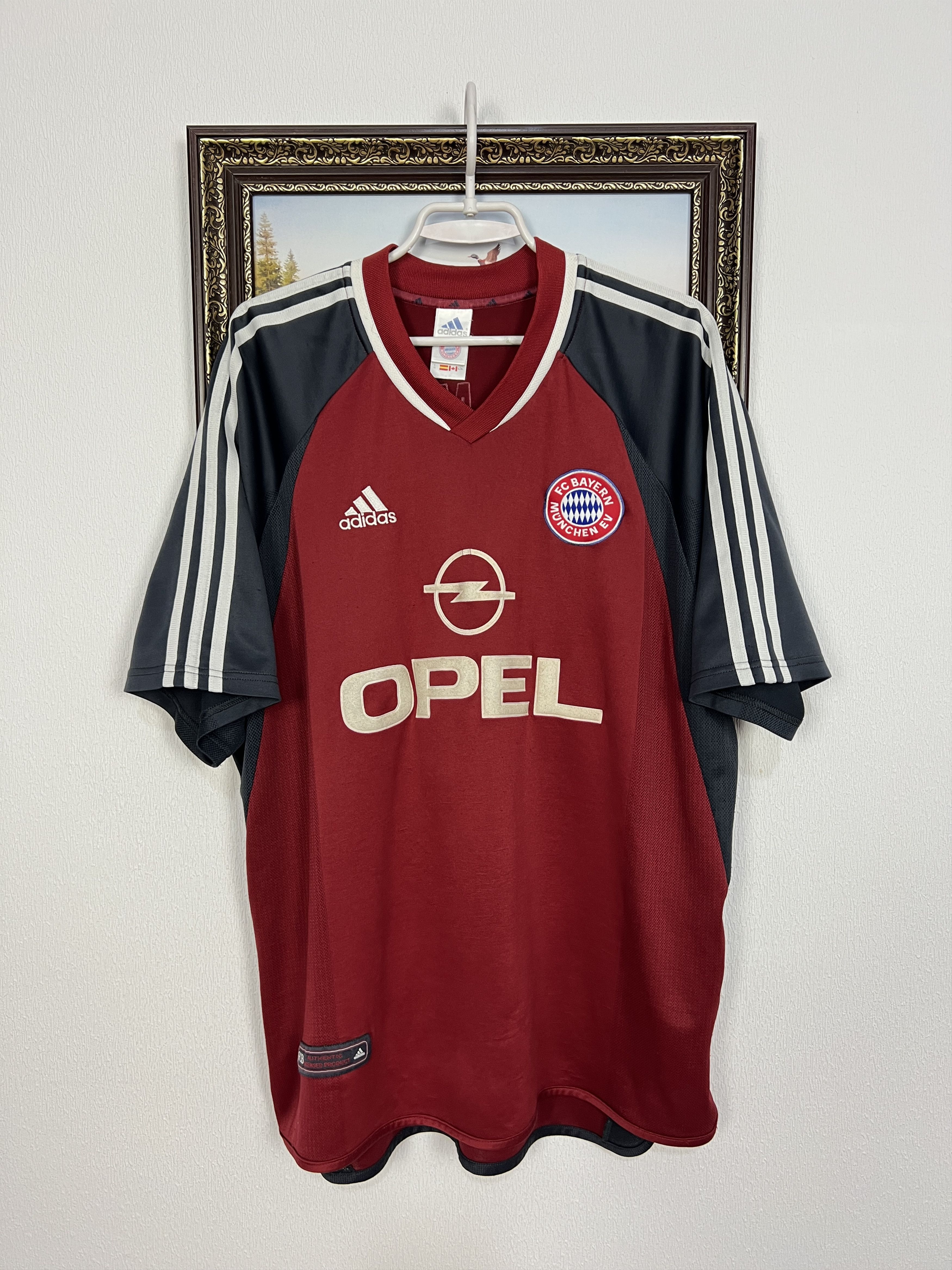 Adidas Bayern Munich football shirt Soccer Adidas Scholl Jersey Size US XL / EU 56 / 4 - 1 Thumbnail