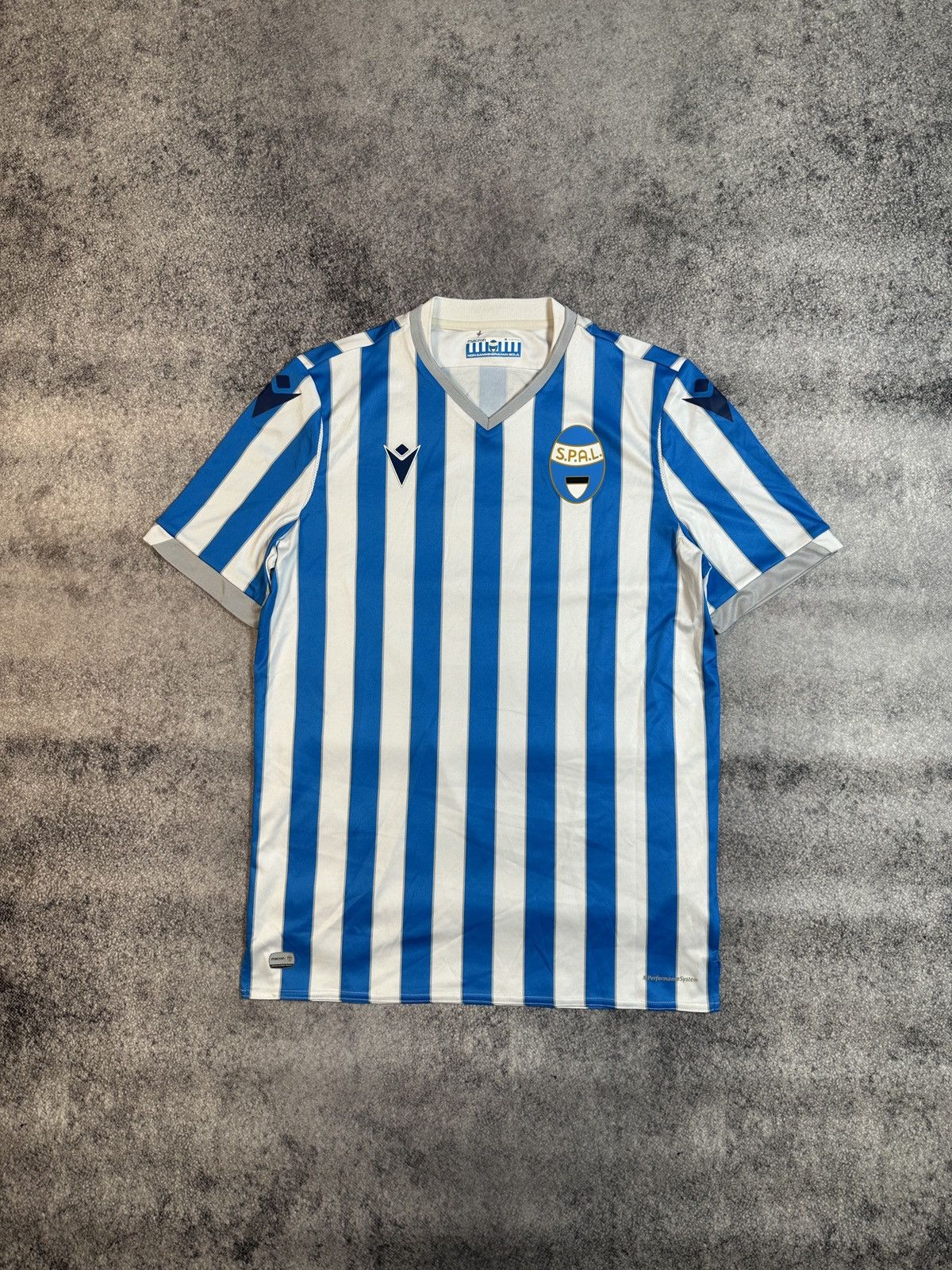 Macron Macron S.P.A.L FC Soccer Jersey Rare Streetwear Casual M Size US M / EU 48-50 / 2 - 1 Thumbnail