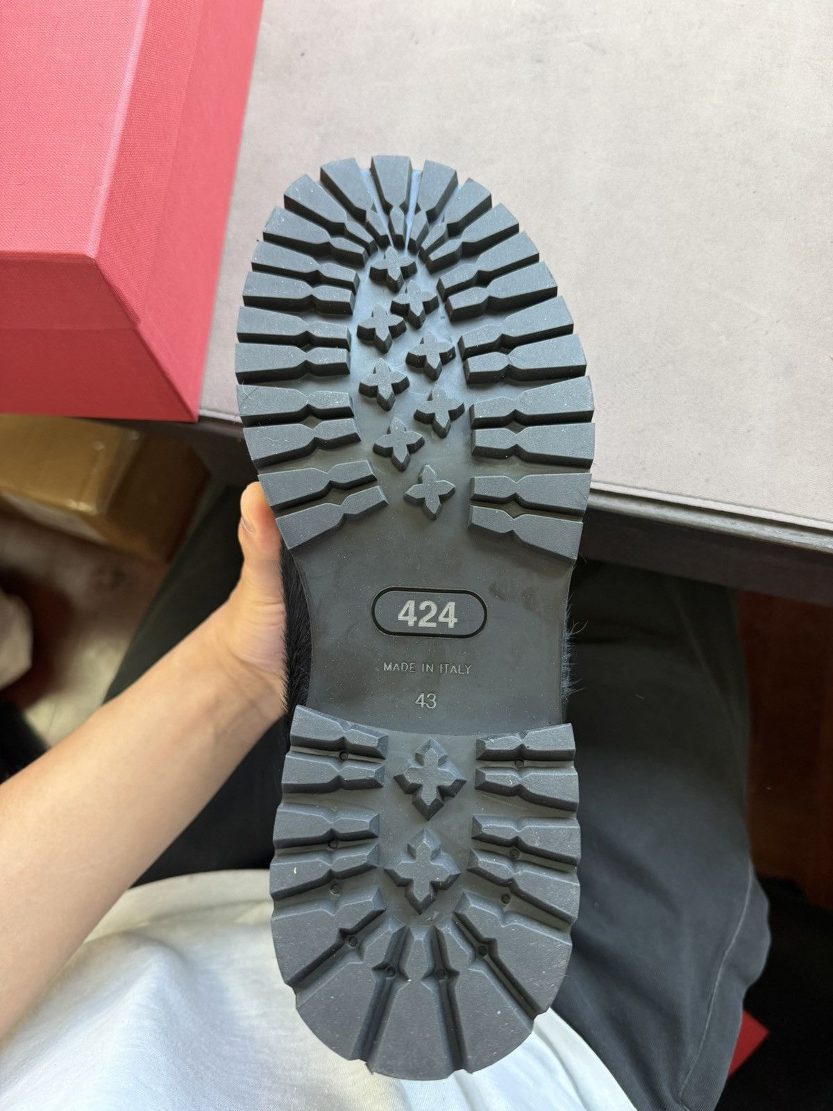 424 PONY HAIR MARATHON BOOT Size US 10 / EU 43 - 7 Thumbnail