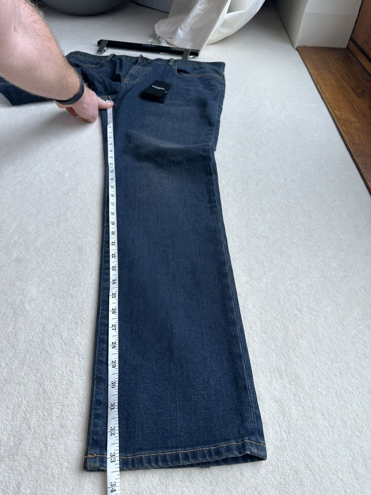 Saint Laurent Paris FW16 Saint Laurent Palladium dirty denim jeans Hedi d02 36 Size US 36 / EU 52 - 8 Thumbnail