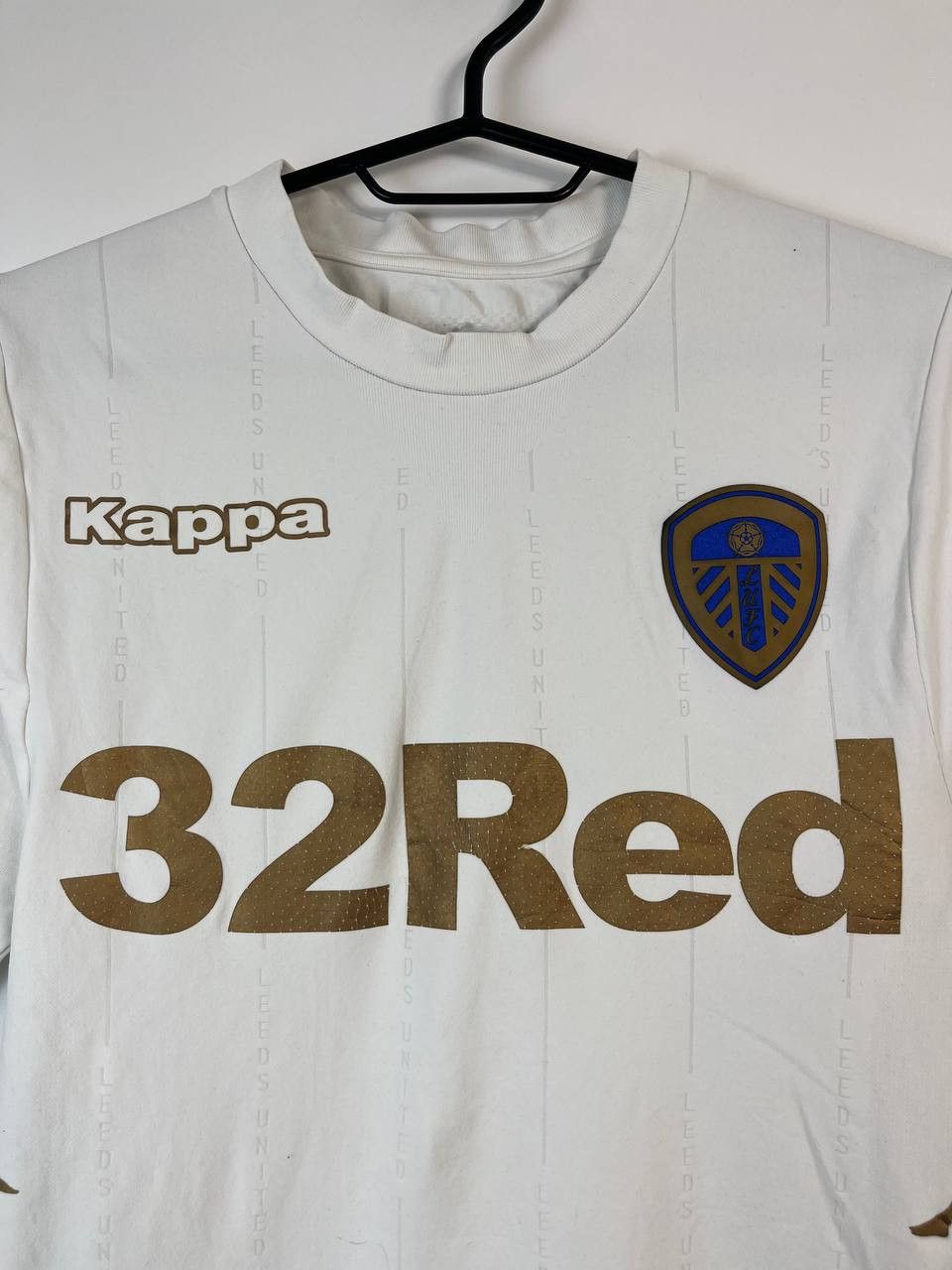 Kappa LEEDS UNITED 2017/2018 HOME FOOTBALL SHIRT KIT KAPPA Sz L Size US L / EU 52-54 / 3 - 2 Thumbnail