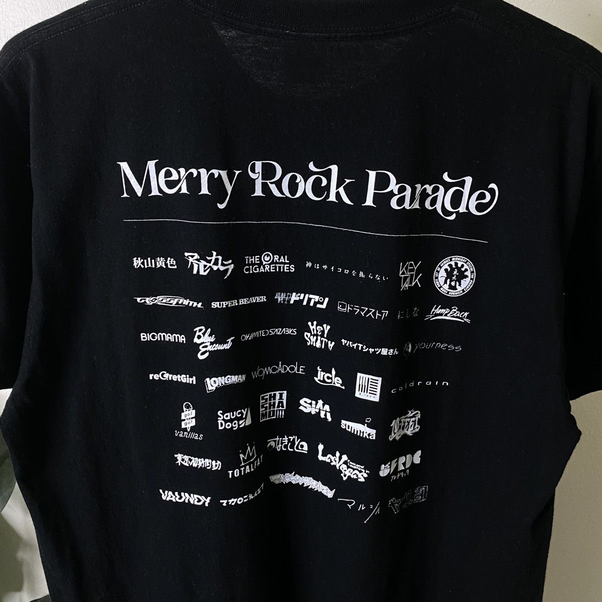 Band Tees 2021 MERRY ROCK PARADE Japanese Live Concert Lollapalooza Size US L / EU 52-54 / 3 - 7 Thumbnail