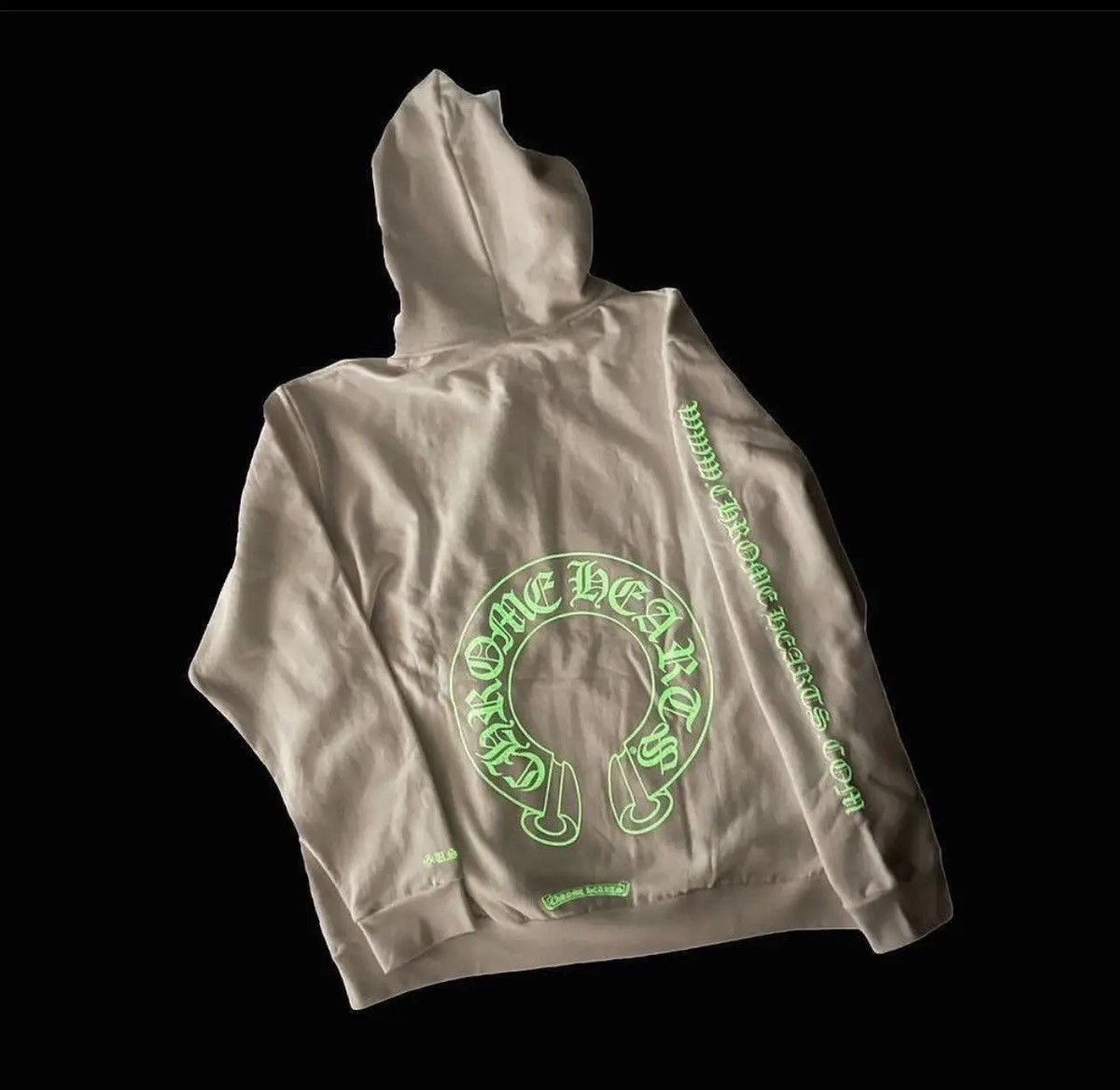 Chrome hearts glow in the dark hoodie sale