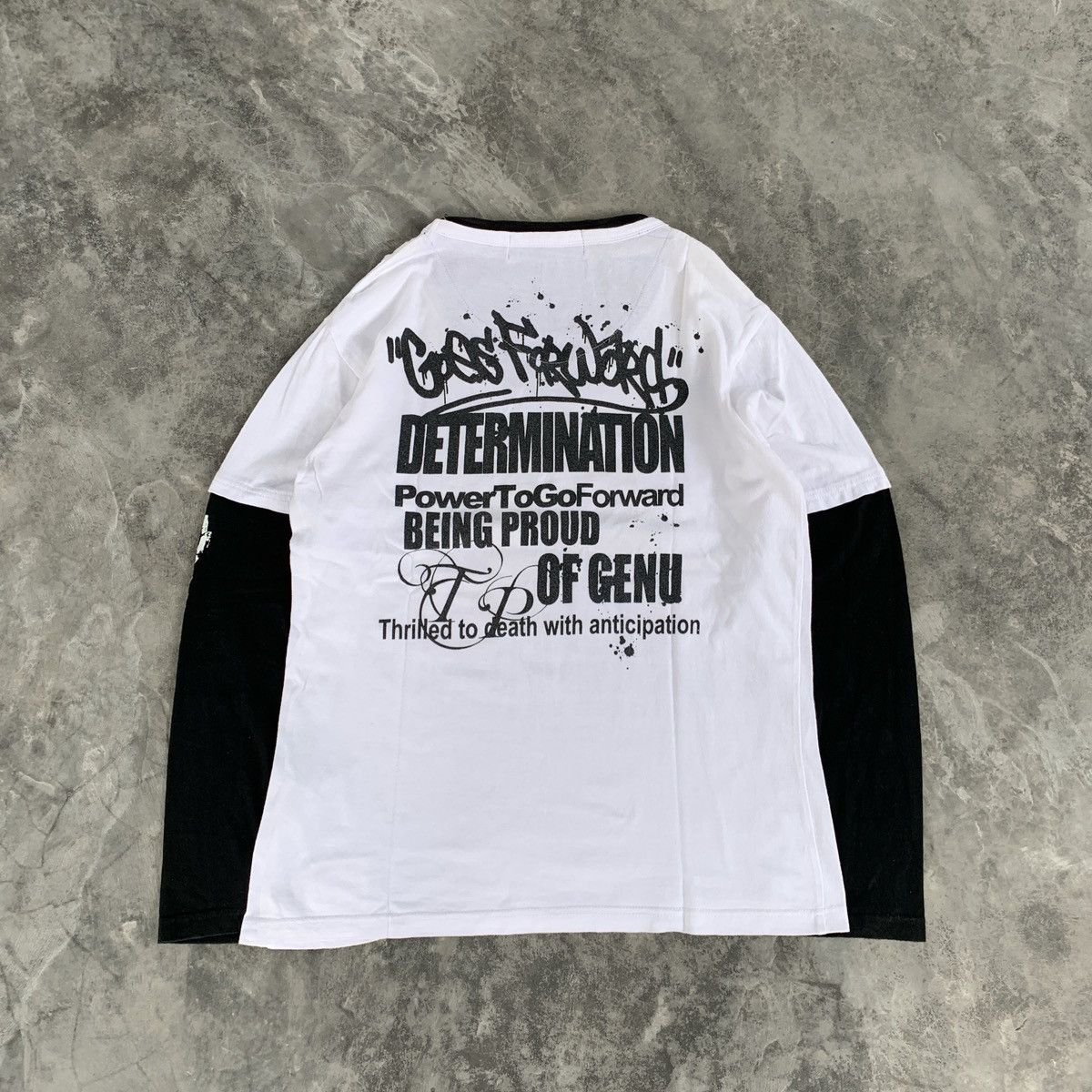 20471120 Beaumont Carr Poem Double Layerd Ifsix LGB Style Tshirt Size US L / EU 52-54 / 3 - 11 Thumbnail