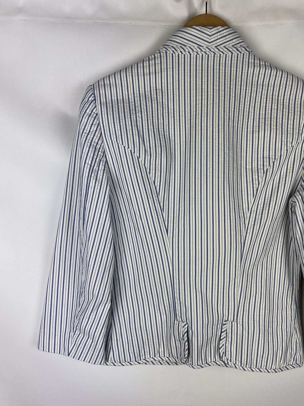 Alexander McQueen × MCQ Mcq Alexander McQueen ladies striped blazer jacket size 44 Size M / US 6-8 / IT 42-44 - 14 Thumbnail