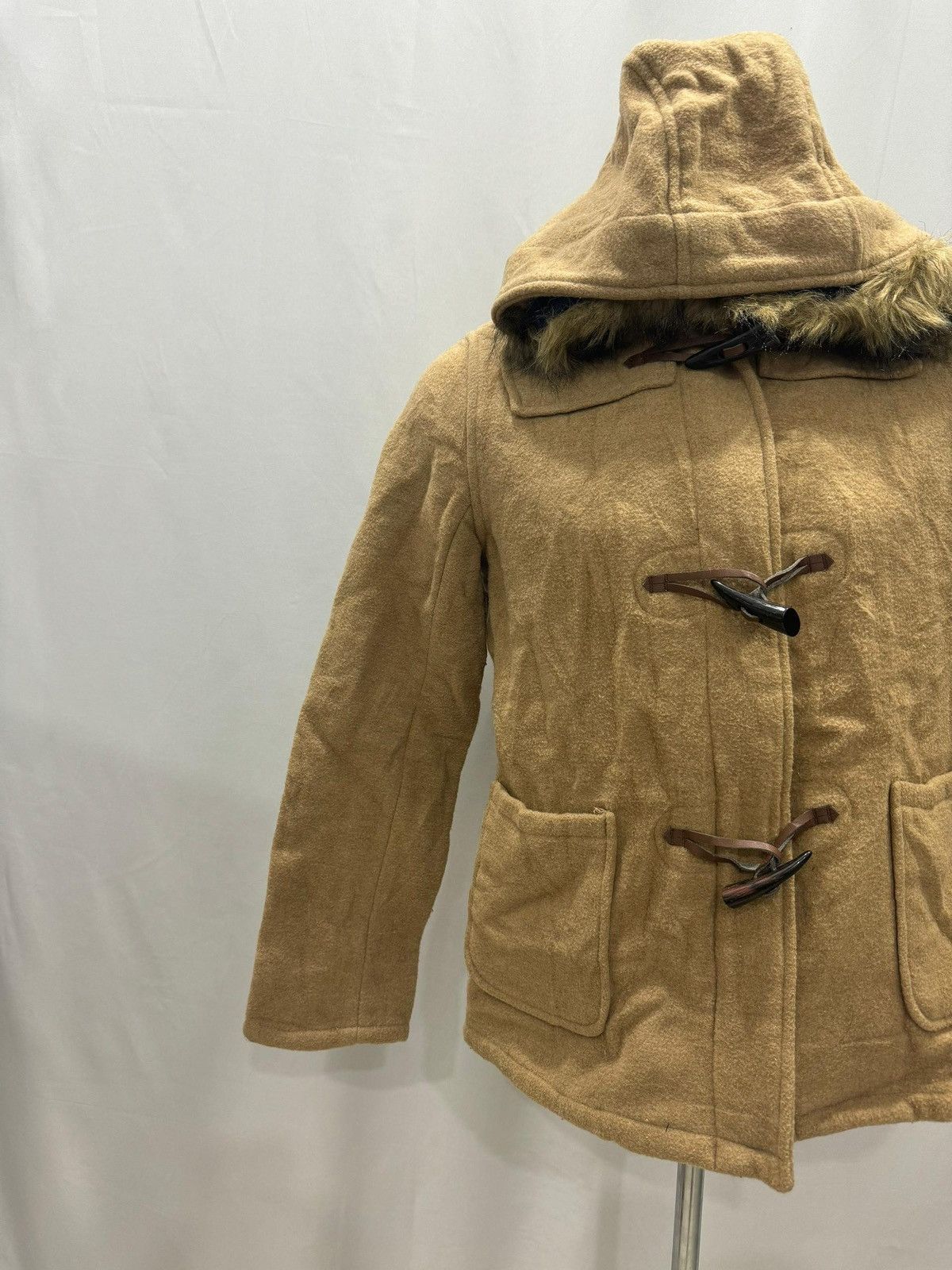 Global Work × Japanese Brand Global Work Women's Duffle Coat/ Jacket Size L / US 10 / IT 46 - 3 Thumbnail