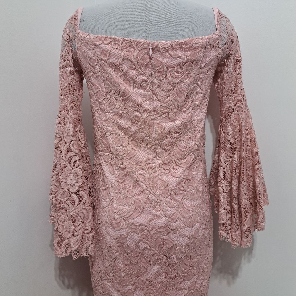 MILLY Milly Selena Off The Shoulder Floral Lace Romantic Dress Bel Size M / US 6-8 / IT 42-44 - 13 Thumbnail