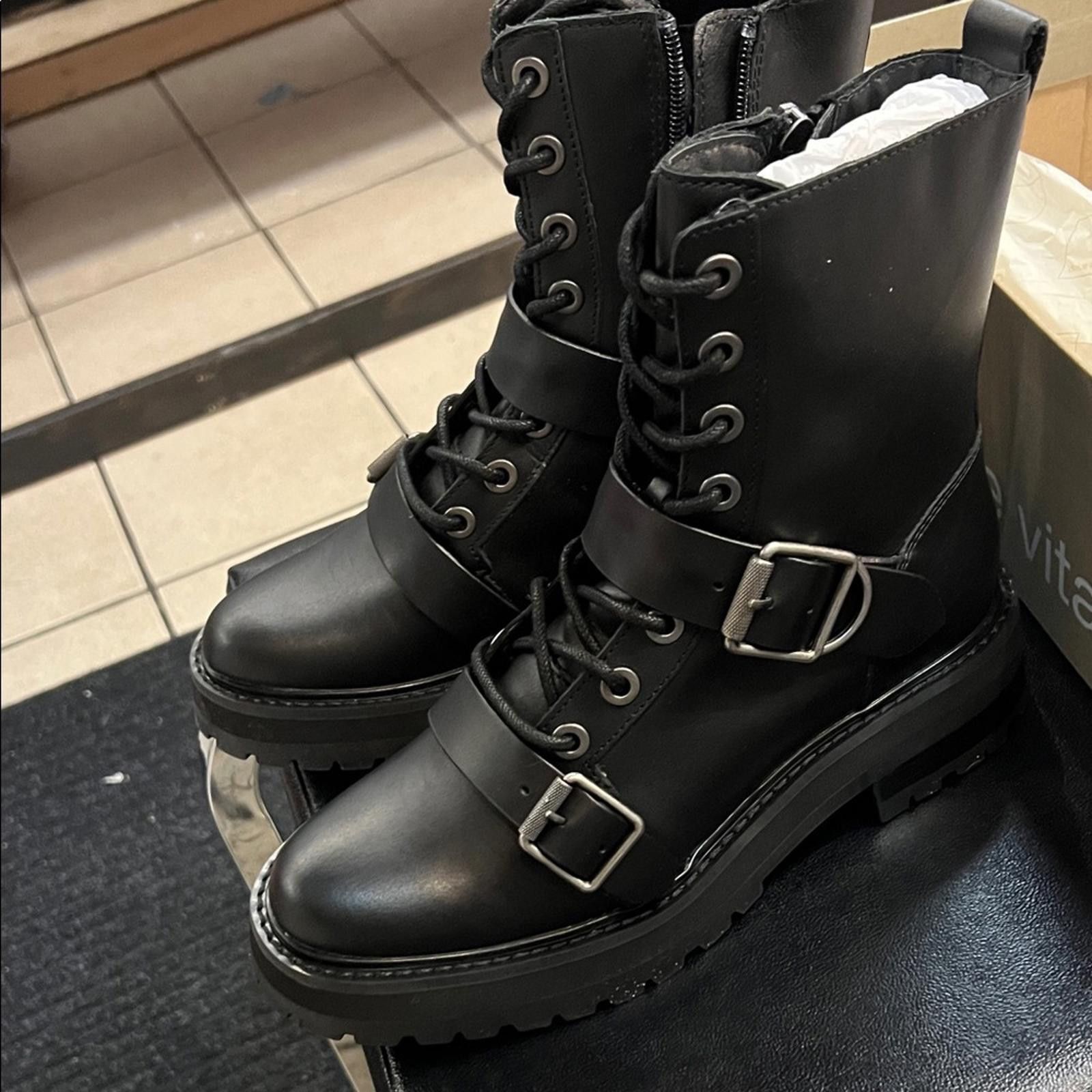 Other Dolce Vita Black Men's Lace-Up Boots Size US 6 / IT 36 - 4 Thumbnail