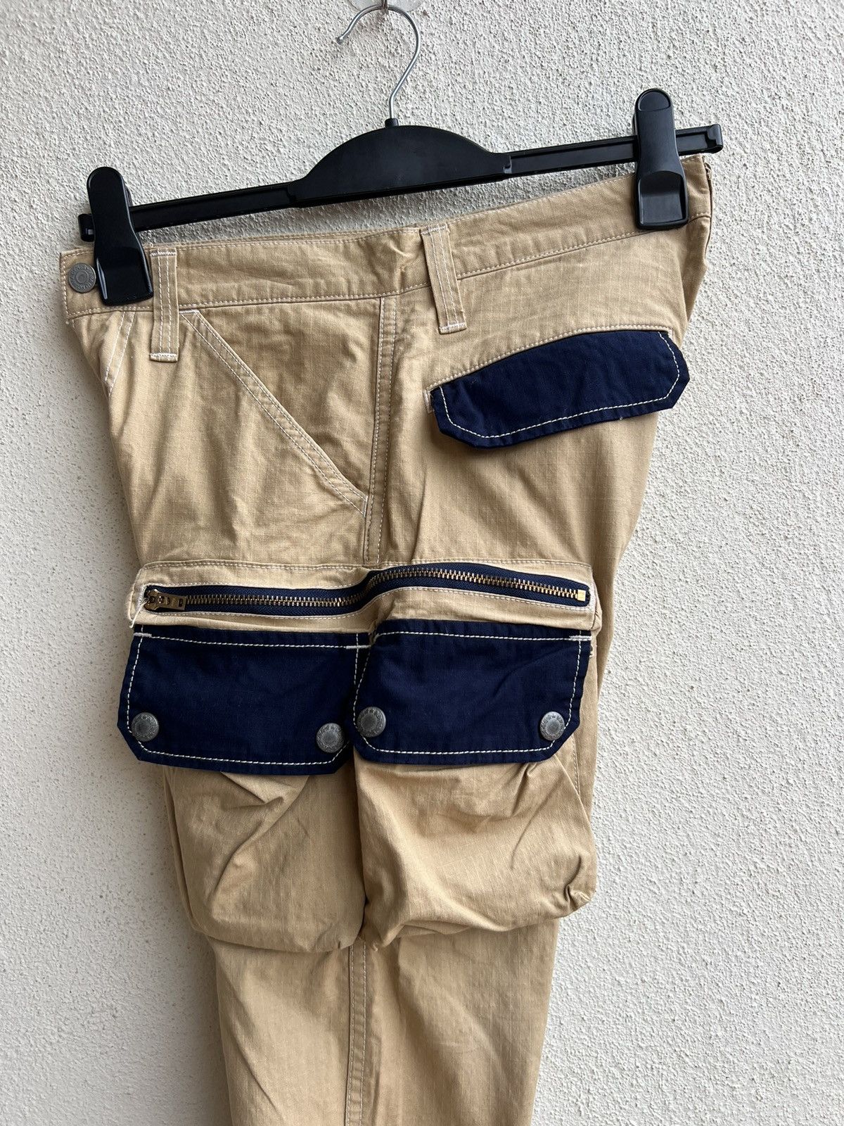 KOJIMA GENES Kojima Genes Japan Tactical Cargo Ripstop Trouser Cropped Size US 29 - 19 Thumbnail
