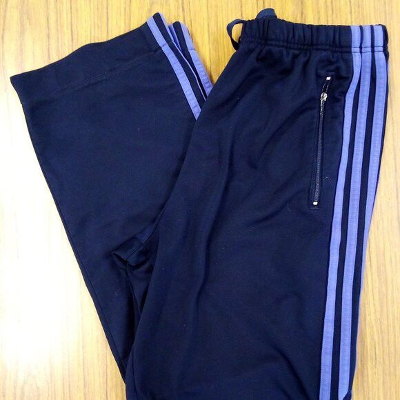 Adidas × Vintage Vintage Adidas 3 Stripe Sweatpants Joggers Trainers Size US 30 / EU 46 - 1 Thumbnail
