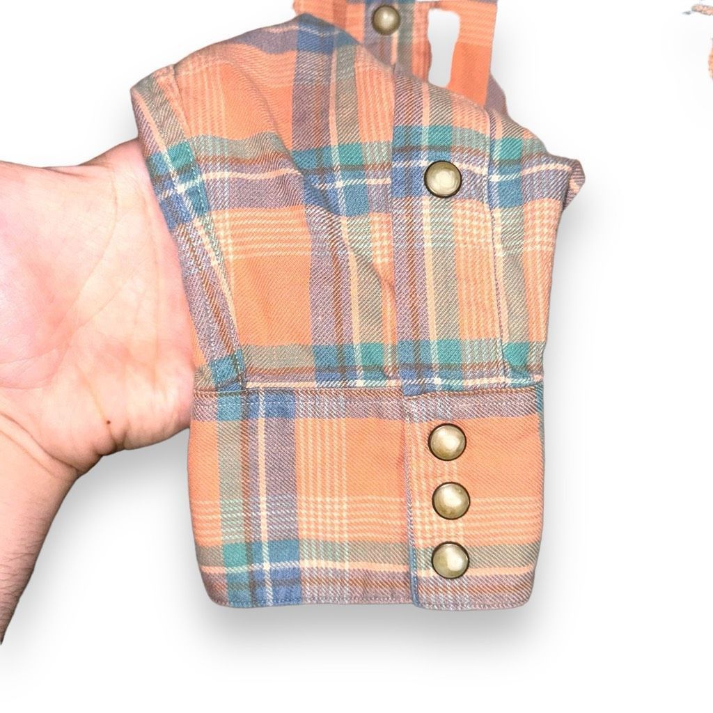 Polo Ralph Lauren 90s Orange Polo Ralph Lauren Western Pearl Snap Shirt Size M Size US M / EU 48-50 / 2 - 5 Thumbnail