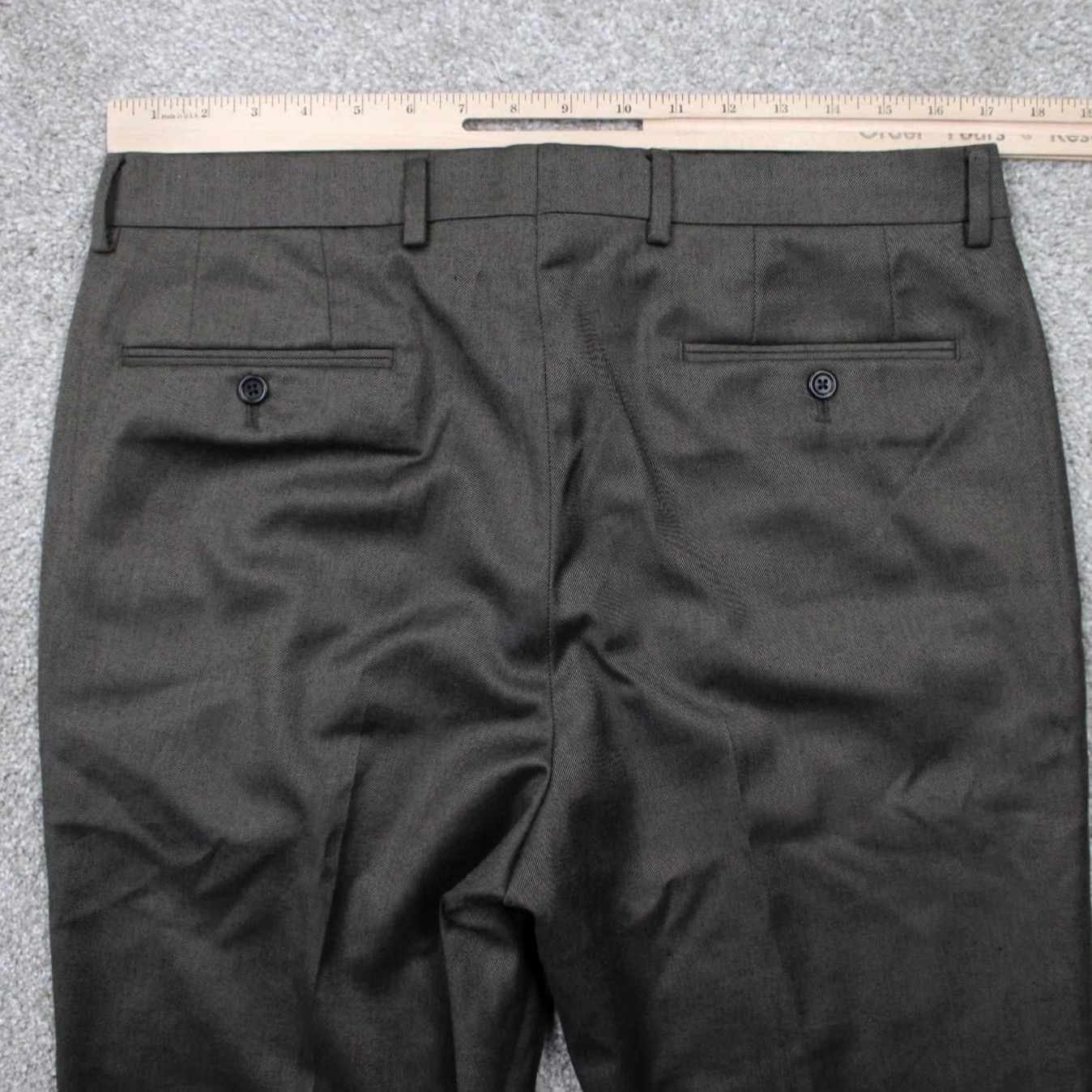 Ralph Lauren LAUREN Ralph Lauren Dress Pants Mens 34x32 Brown Flat Front Poly/Rayon Stretch Dress Pants Regular Mens Brown Size US 34 / EU 50 - 7 Thumbnail
