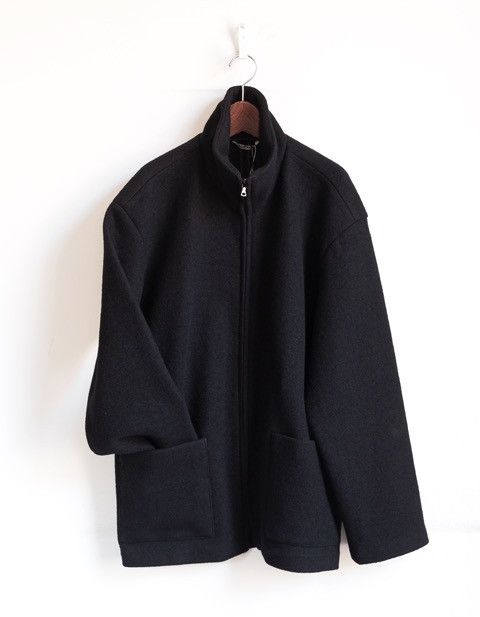 Auralee Auralee Wool Ling Yarn Milled Jersey Zip Blouson | Grailed