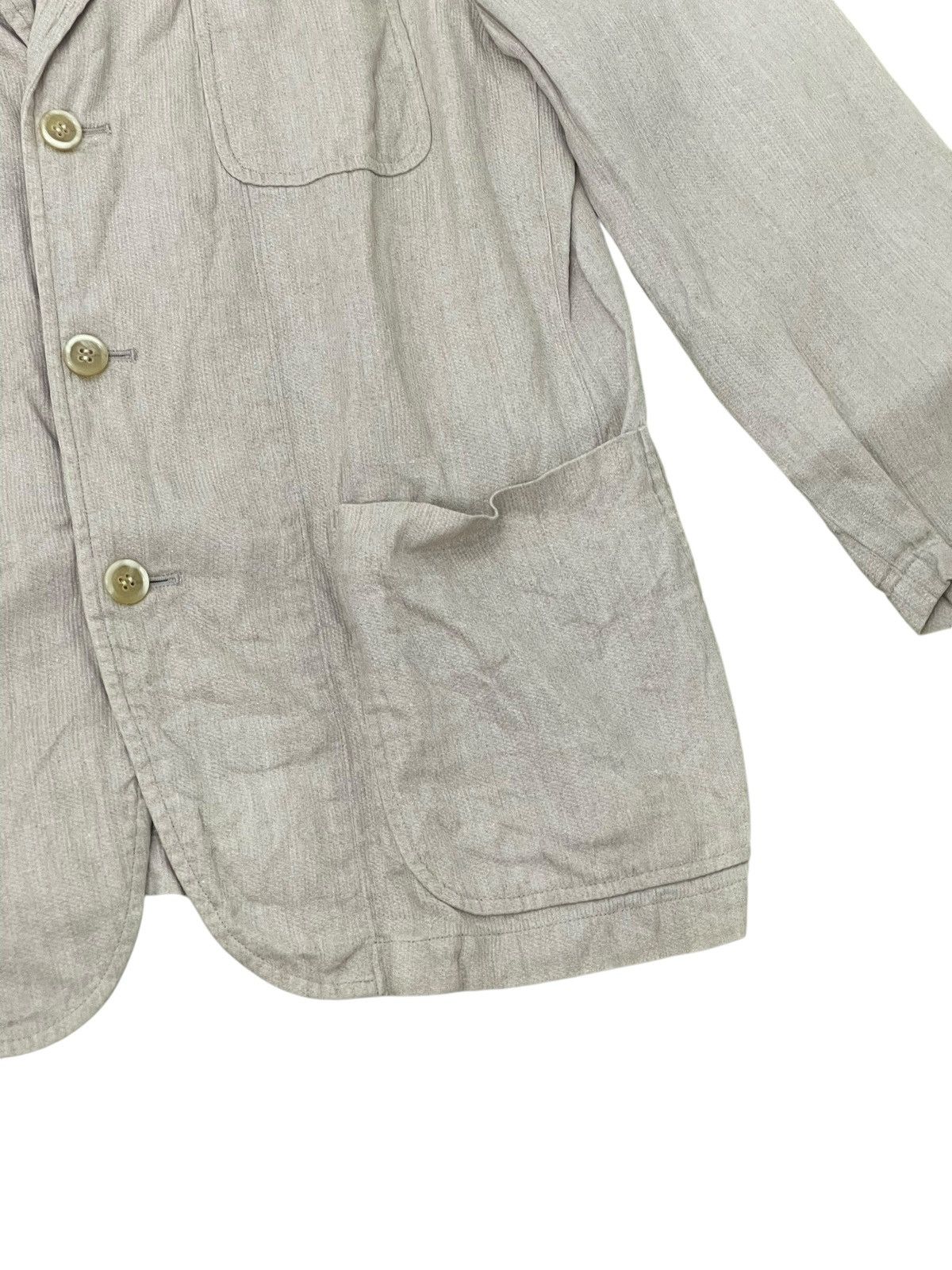 Comme des Garcons AD 1997 CDGH 100% Linen Hemp Chore Jacket 6🟩0 Size US M / EU 48-50 / 2 - 4 Thumbnail