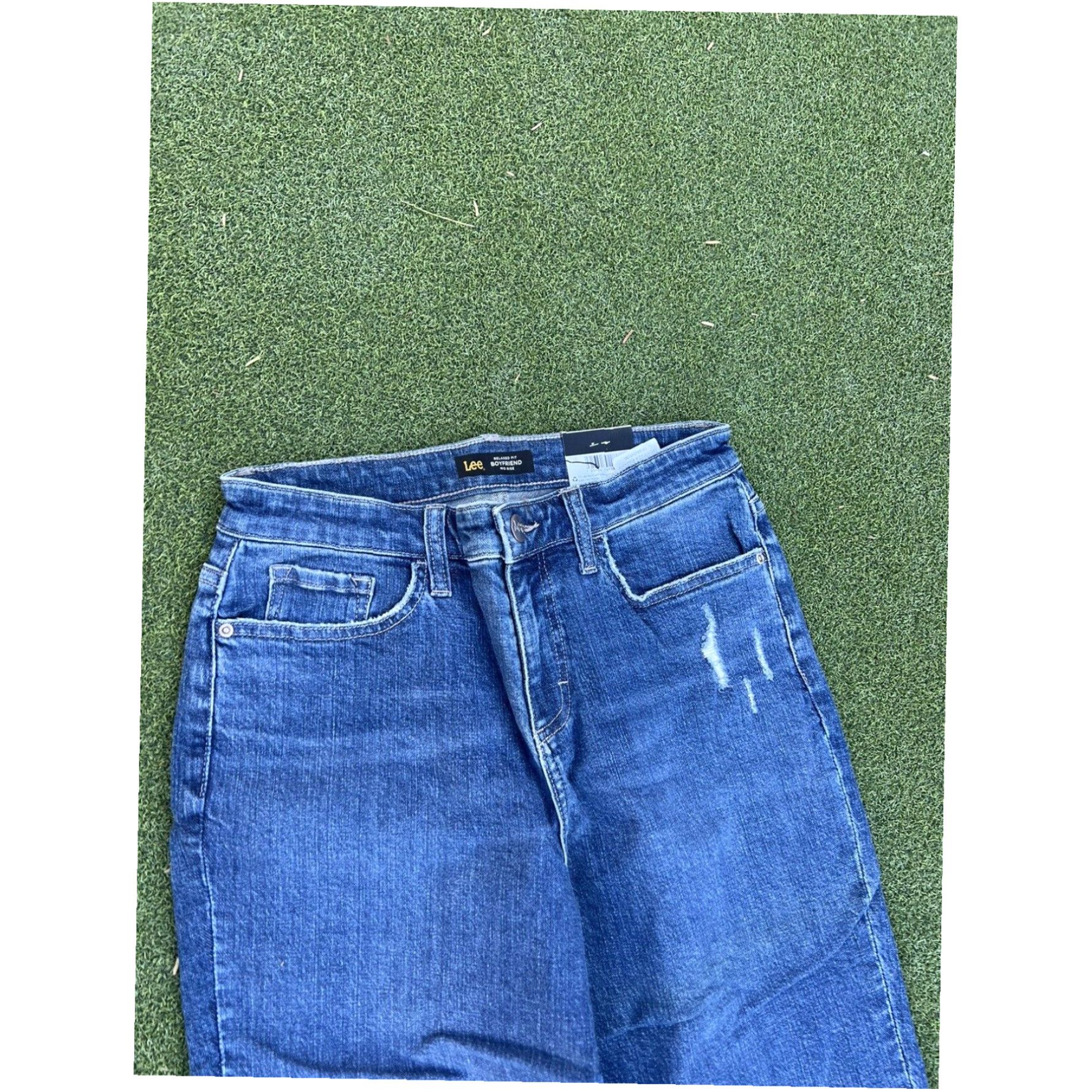 Lee Lee Women Relaxed Fit Mid Rise Boyfriend Denim Size 6M Jean Pants NWT 28x30 Size 28" / US 6 / IT 42 - 2 Thumbnail
