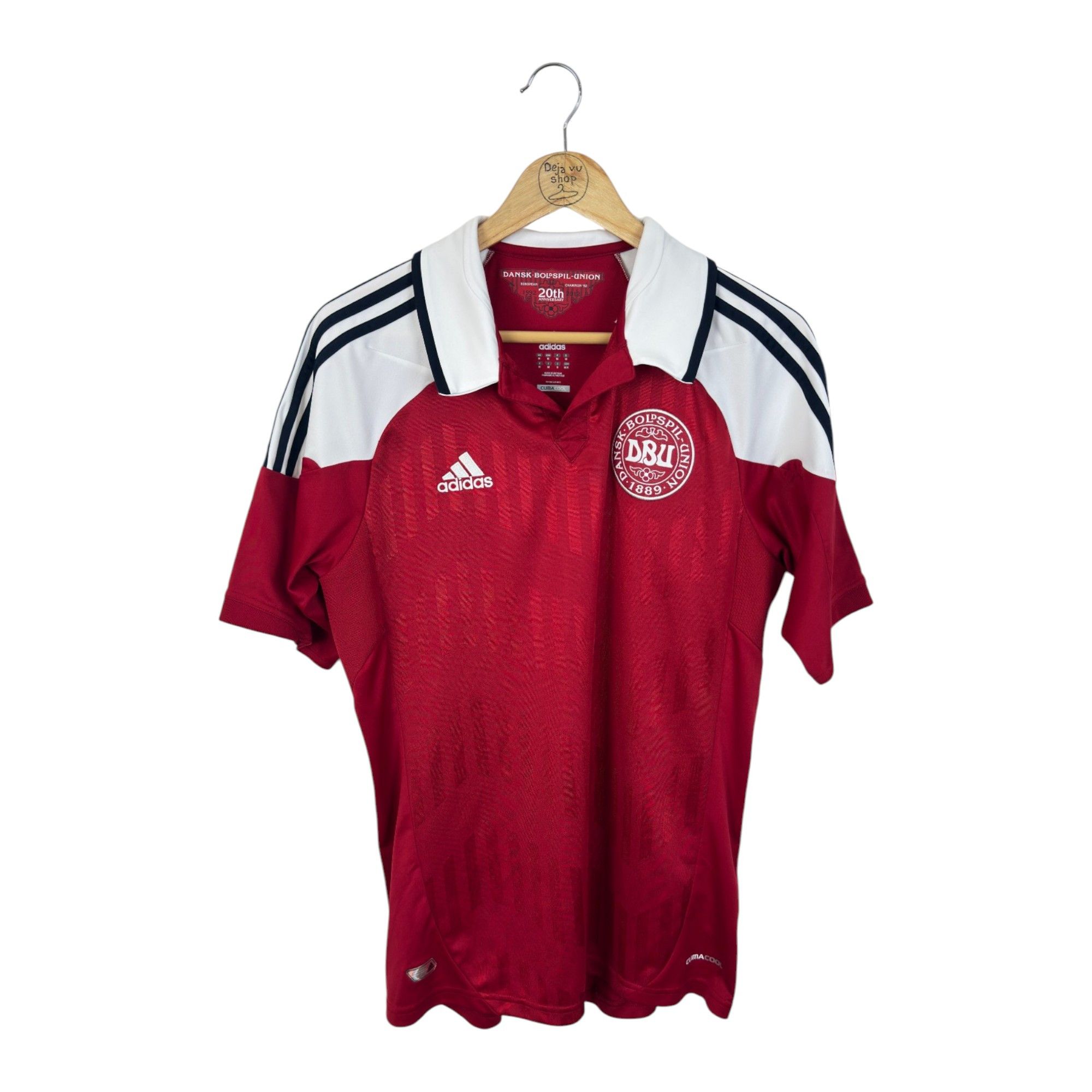 Adidas 2012-13 Denmark Home Shirt Size US M / EU 48-50 / 2 - 1 Thumbnail