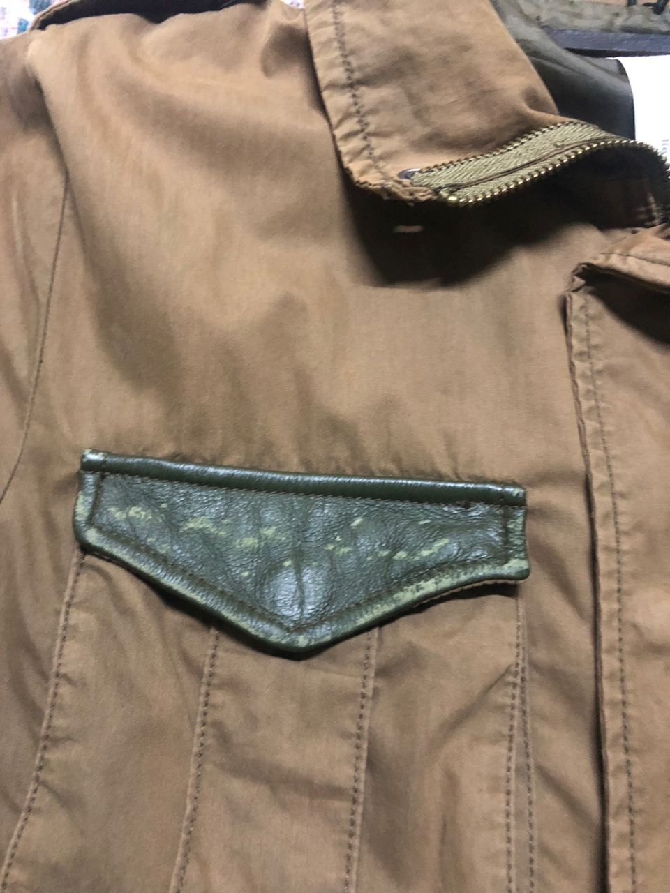 Japanese Brand Heritage Stone Cargo Pocket Jacket Leather Part Rare Design Size US M / EU 48-50 / 2 - 12 Thumbnail
