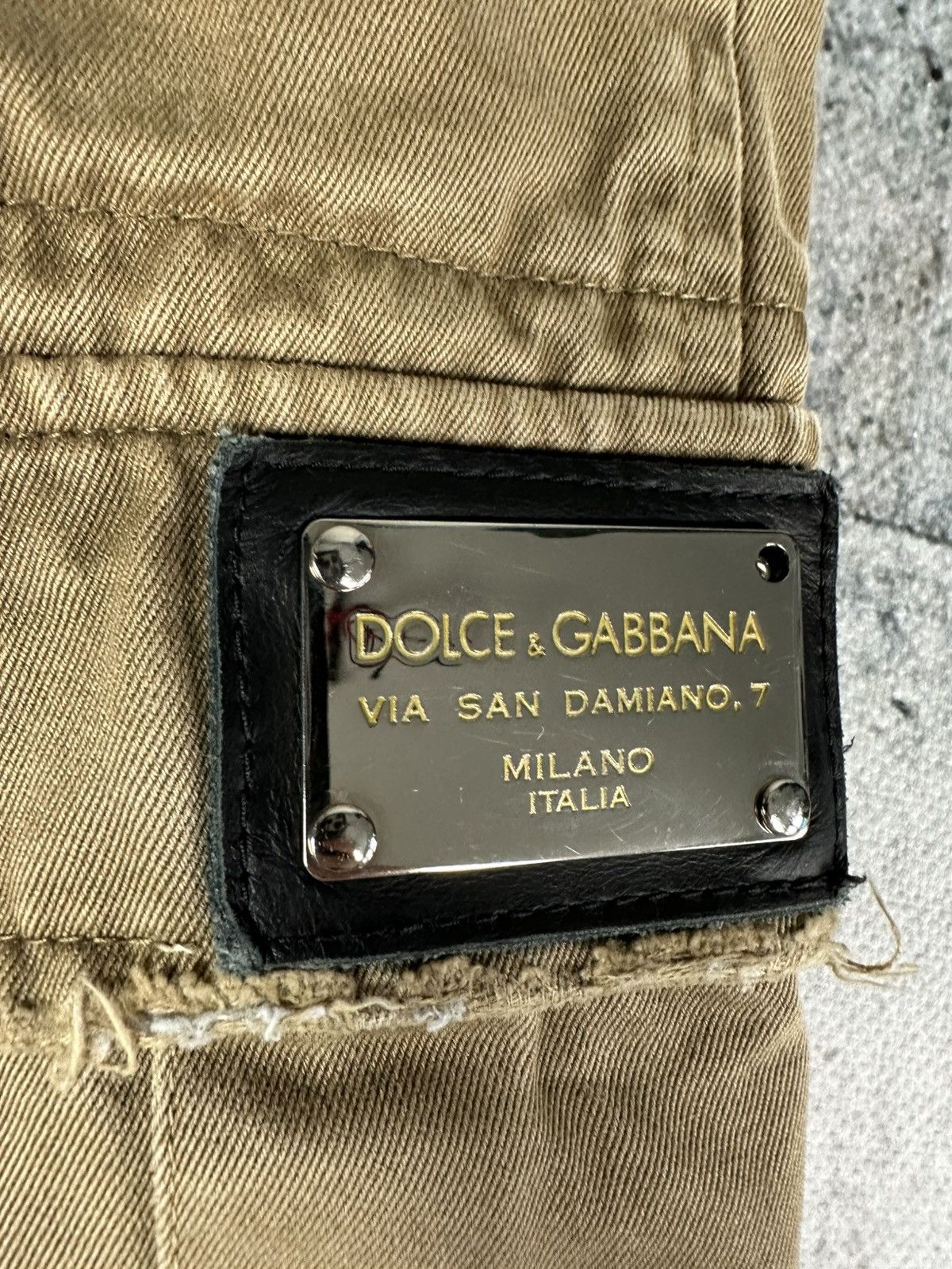 Dolce & Gabbana Dolce Gabanna Archival Cargo Pants Combat Zippers Size US 35 - 8 Thumbnail