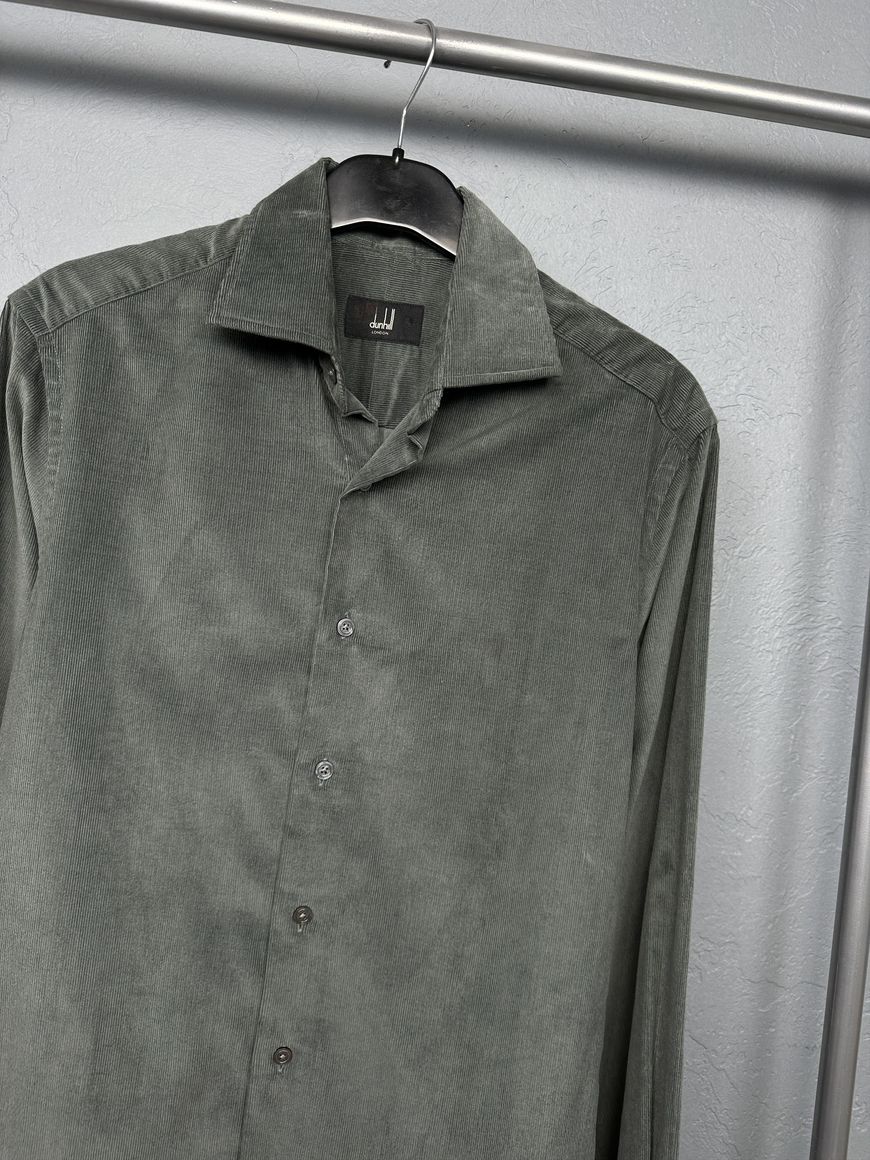 Other Dunhill London Mens Long Sleeve Corduroy Shirt Size US S / EU 44-46 / 1 - 2 Thumbnail