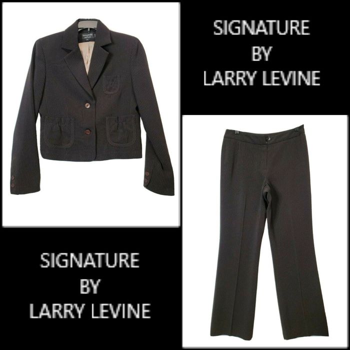 Larry Levine Signature Black and White Blazer