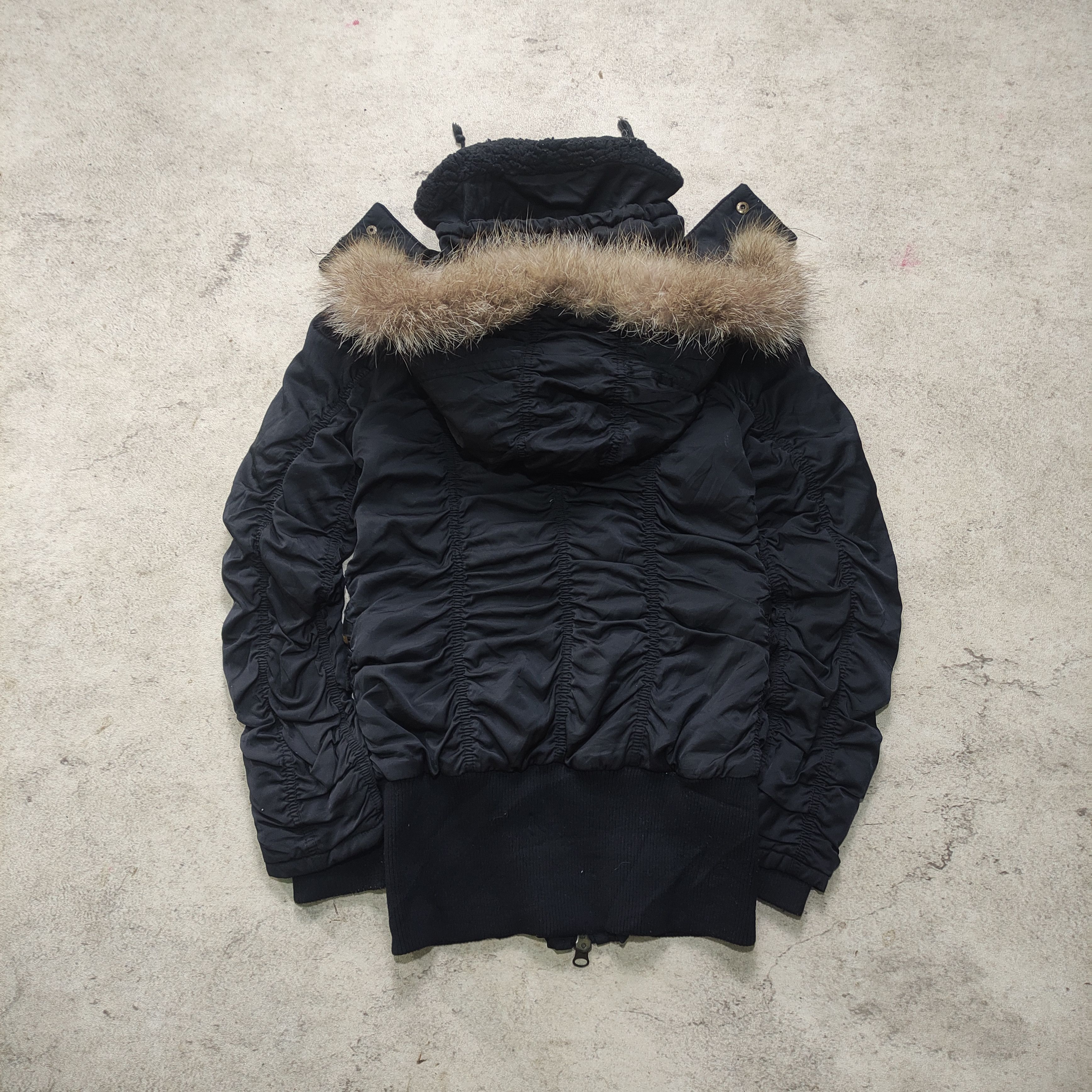 If Six Was Nine Cecil McBee Archive Fur Hood Jacket - 2000s Rare!! Size US M / EU 48-50 / 2 - 6 Thumbnail