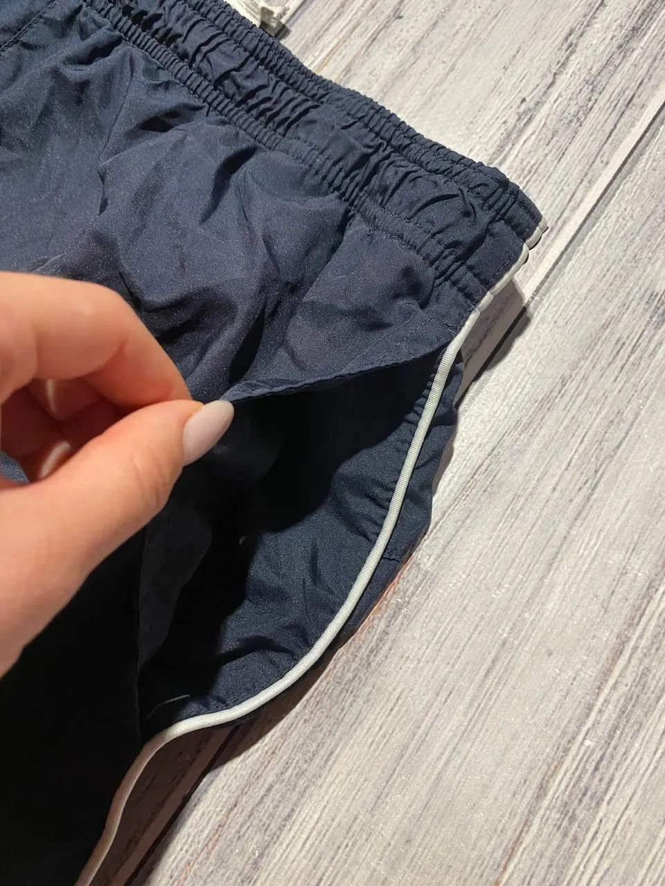 Nike Vintage Nike Court 00s Nylon Shorts Swoosh Striped Size US 34 / EU 50 - 10 Thumbnail