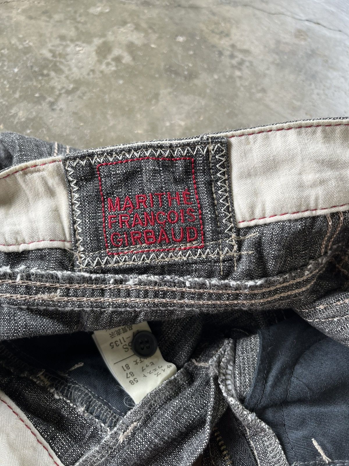 Designer × Marithe + Francois Girbaud Marithe Francois Girbaud Denim Punk Jeans Size US 29 - 10 Thumbnail
