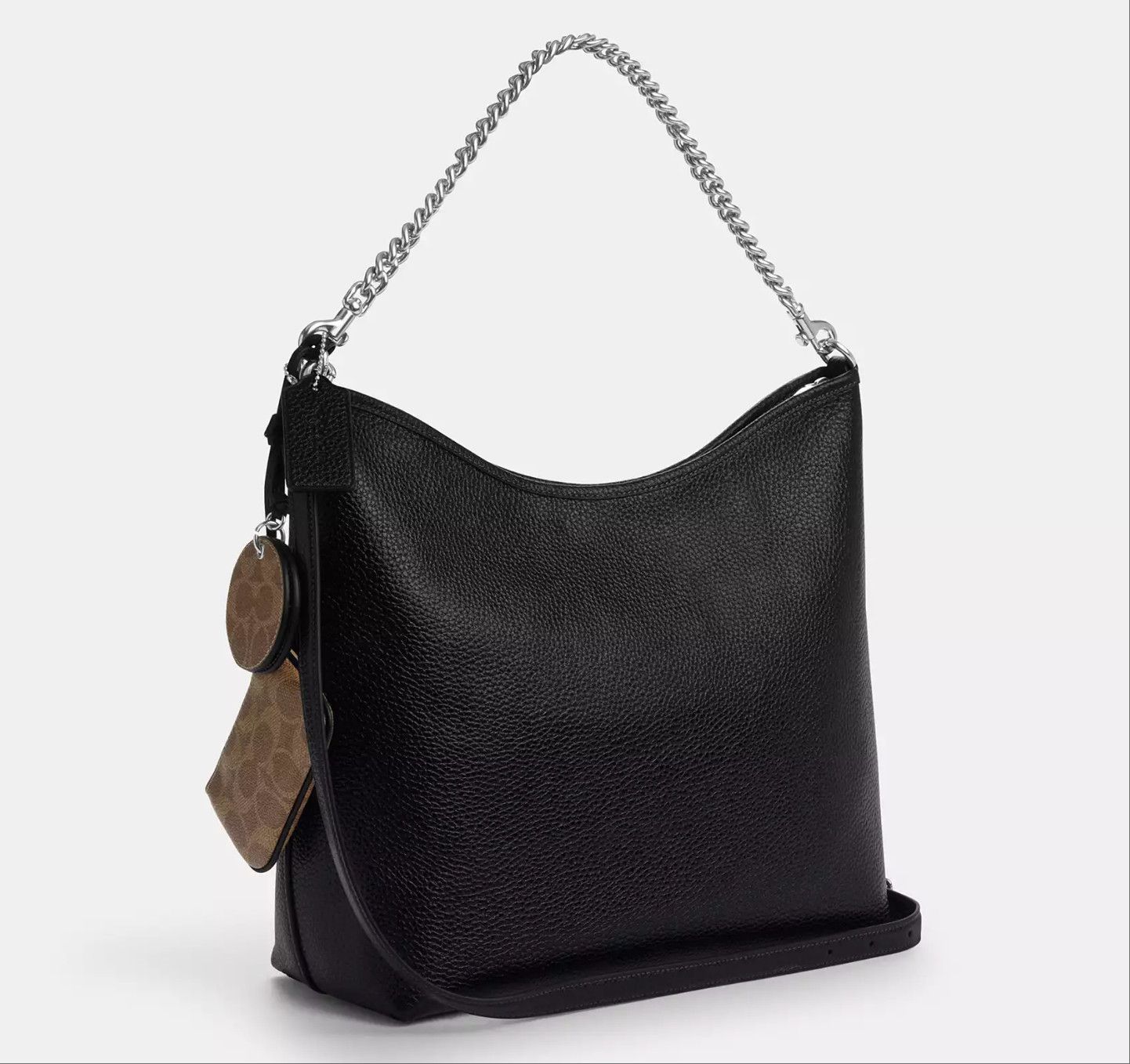 Coach Laurel Large Shoulder Bag With Mirror Charm And Pouch CBI93 Size ONE SIZE - 4 Thumbnail