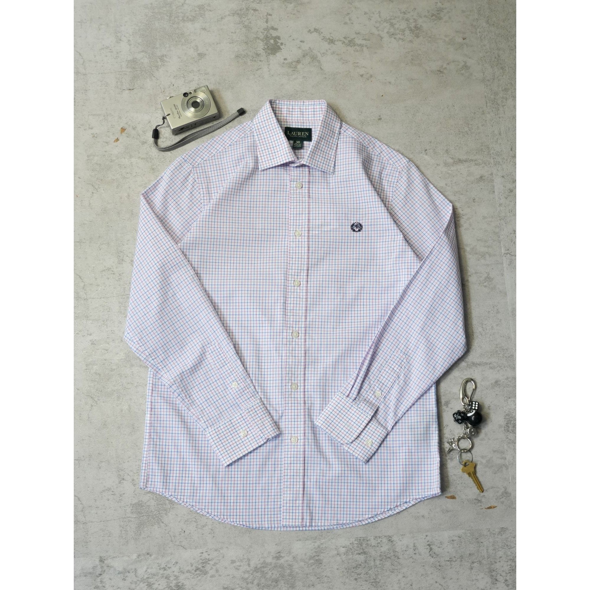 Polo Ralph Lauren Polo Ralph Lauren Checkered Button Up Shirt Size L / US 10 / IT 46 - 2 Thumbnail