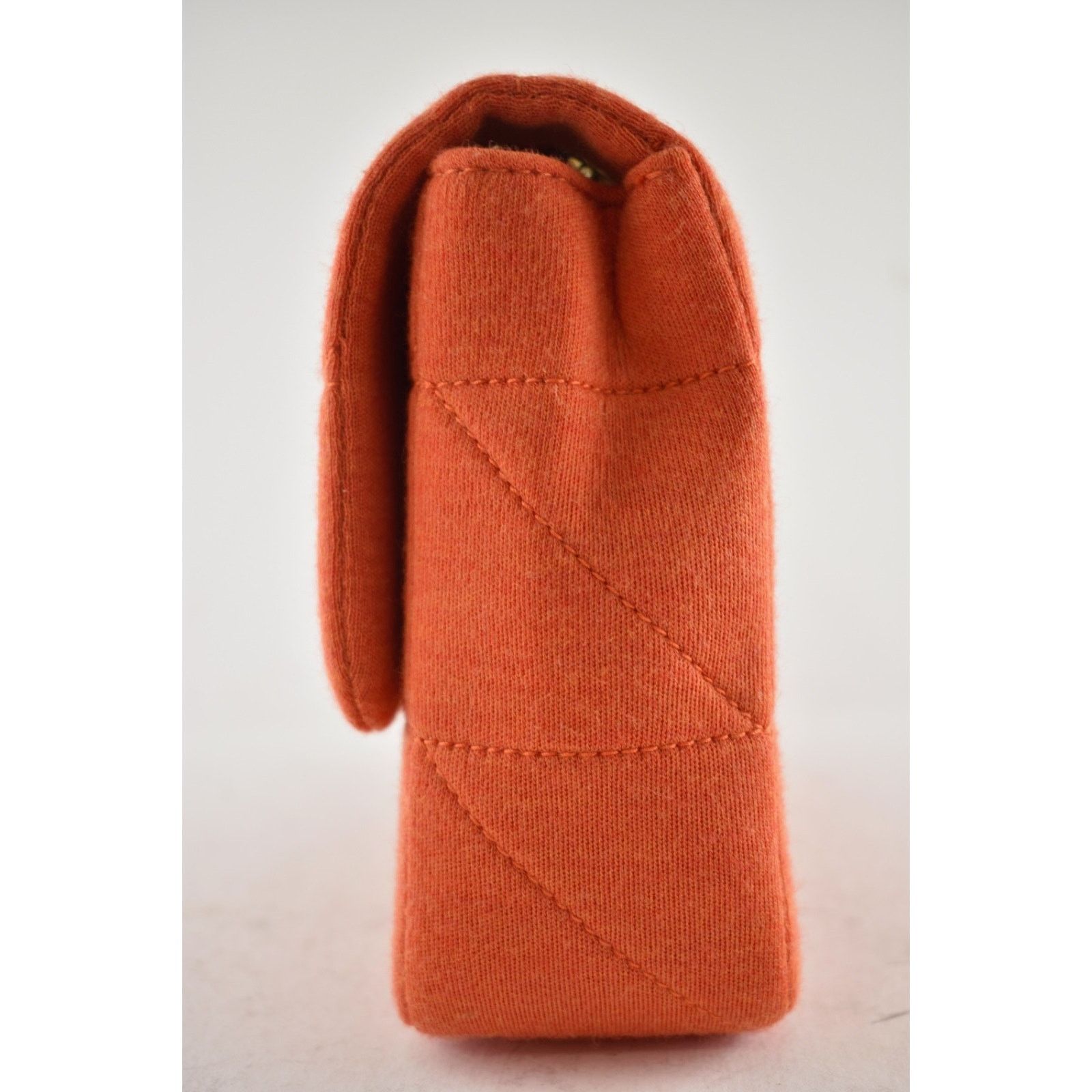 Yves Saint Laurent Saint Laurent Medium Marigold Orange Jersey Shoulder Bag Size ONE SIZE - 10 Thumbnail