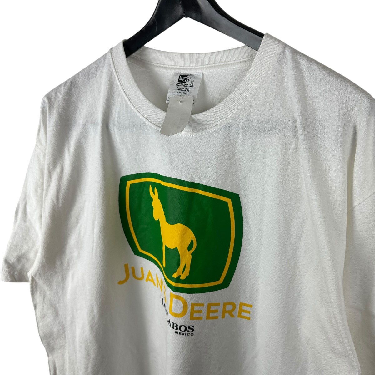 Vintage Vintage 90s Juan’s Deere Comedy Parody Shirt Size US L / EU 52-54 / 3 - 6 Thumbnail