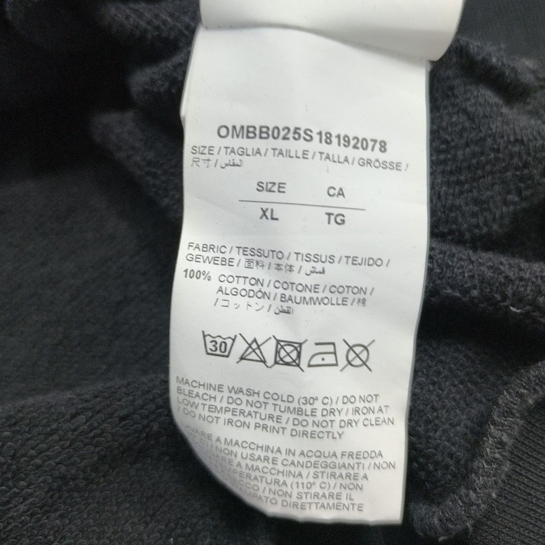 Off-White Off-White Diag Fire Back Zip Sweatshirt Size US XL / EU 56 / 4 - 4 Thumbnail
