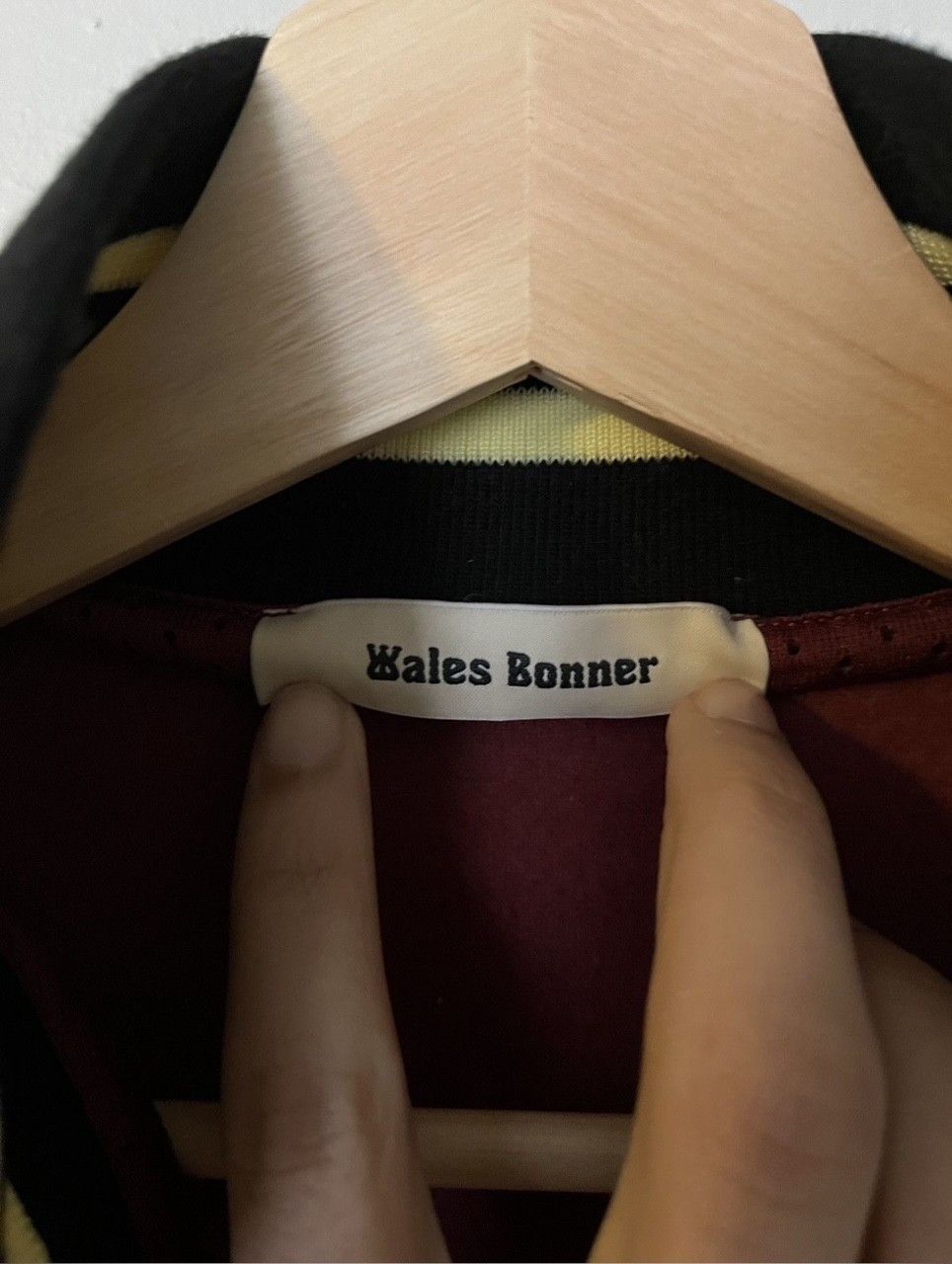 Wales Bonner Wales Bonner Track Jacket Full Zip Stripe Burgundy Red Size US S / EU 44-46 / 1 - 4 Thumbnail