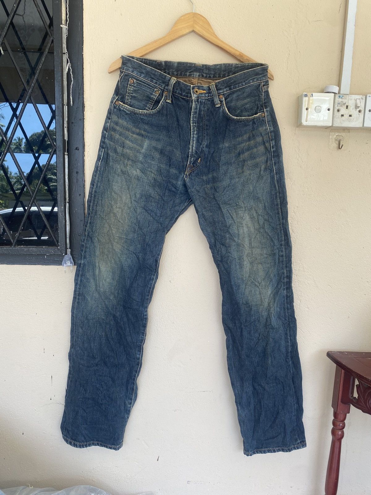Edwin Edwin 505 Selvedge Distressed Denim Size US 31 - 2 Thumbnail