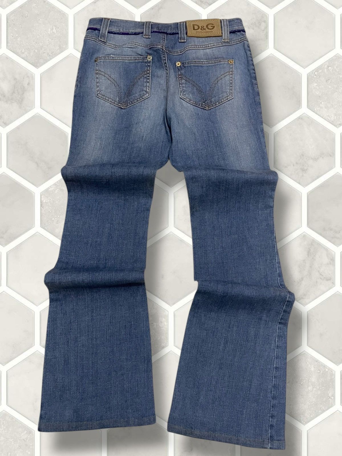 Dolce & Gabbana Vintate Authentic Designer Dolce & Gabbana Flared Denim Size US 28 / EU 44 - 11 Thumbnail