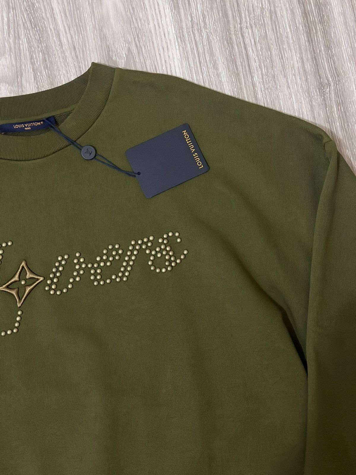 Louis Vuitton LOUIS VUITTON 2024SS Cotton Signature Sweatshir Size US L / EU 52-54 / 3 - 3 Thumbnail