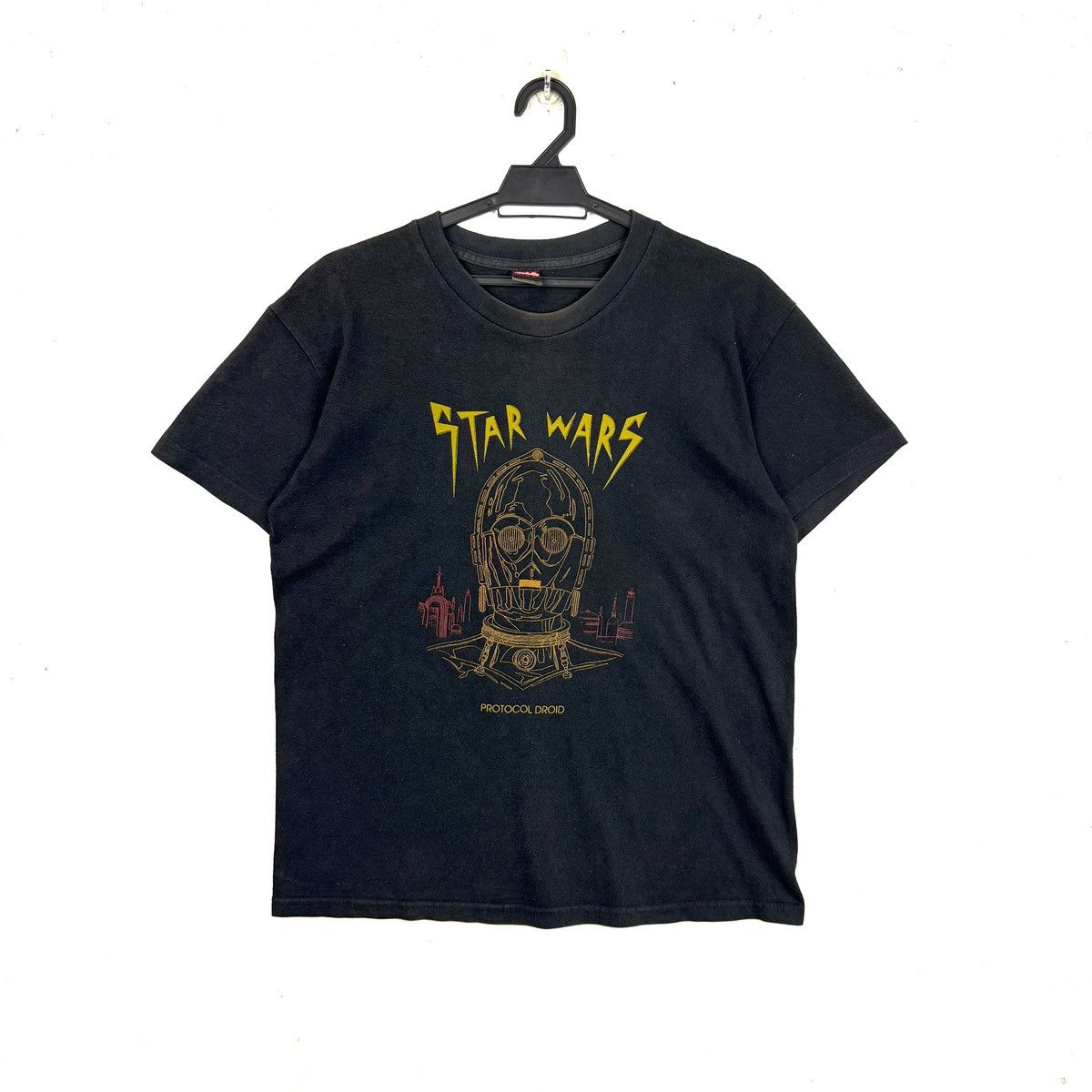 Vintage Sunfaded Star Wars Protocol Droid Tshirt