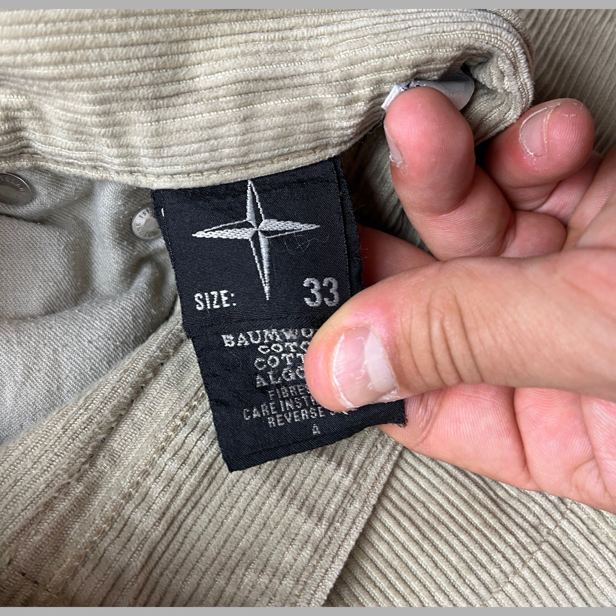 Stone Island Pantaloni Stone Island Velluto A Coste – W33 Size US 33 - 6 Thumbnail