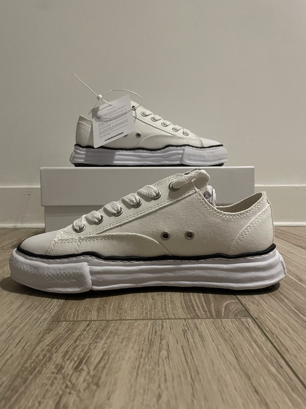 Maison MIHARA YASUHIRO Maison Mihara Yasuhiro Yashuiro Peterson Og Sole Canvas Size US 10 / EU 43 - 1 Thumbnail