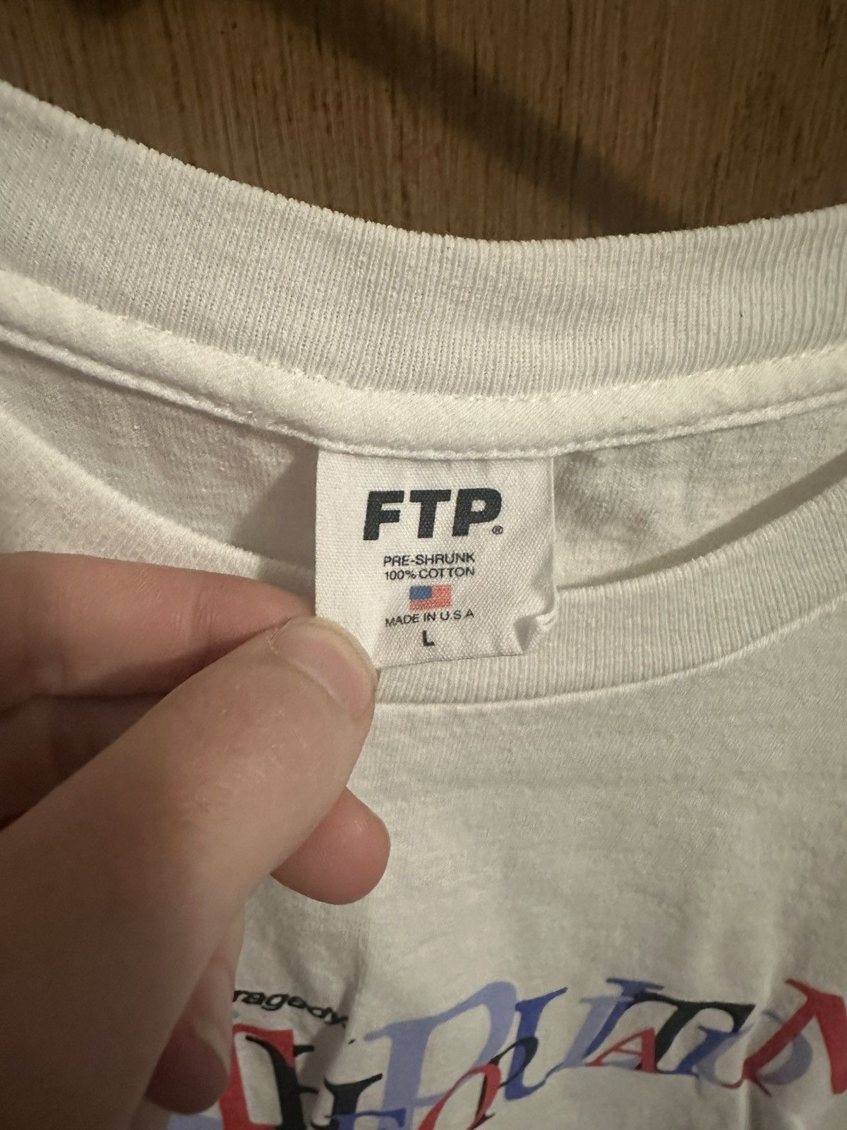 Fuck The Population FTP American Tragedy Tee Size US L / EU 52-54 / 3 - 3 Thumbnail