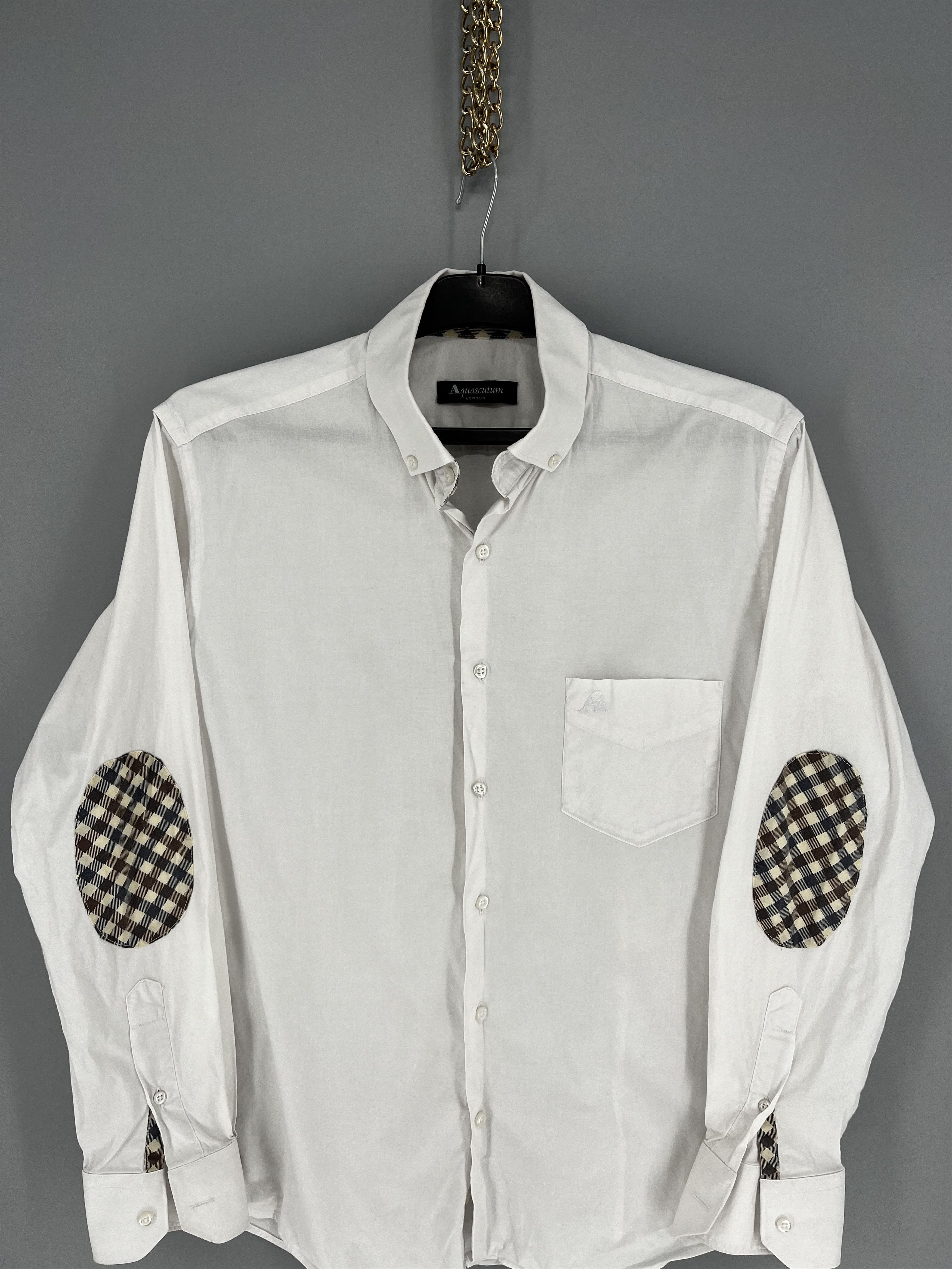 Aquascutum Mens Shirt Long Sleeve Aquascutum Vintage Size s Size US S / EU 44-46 / 1 - 6 Thumbnail