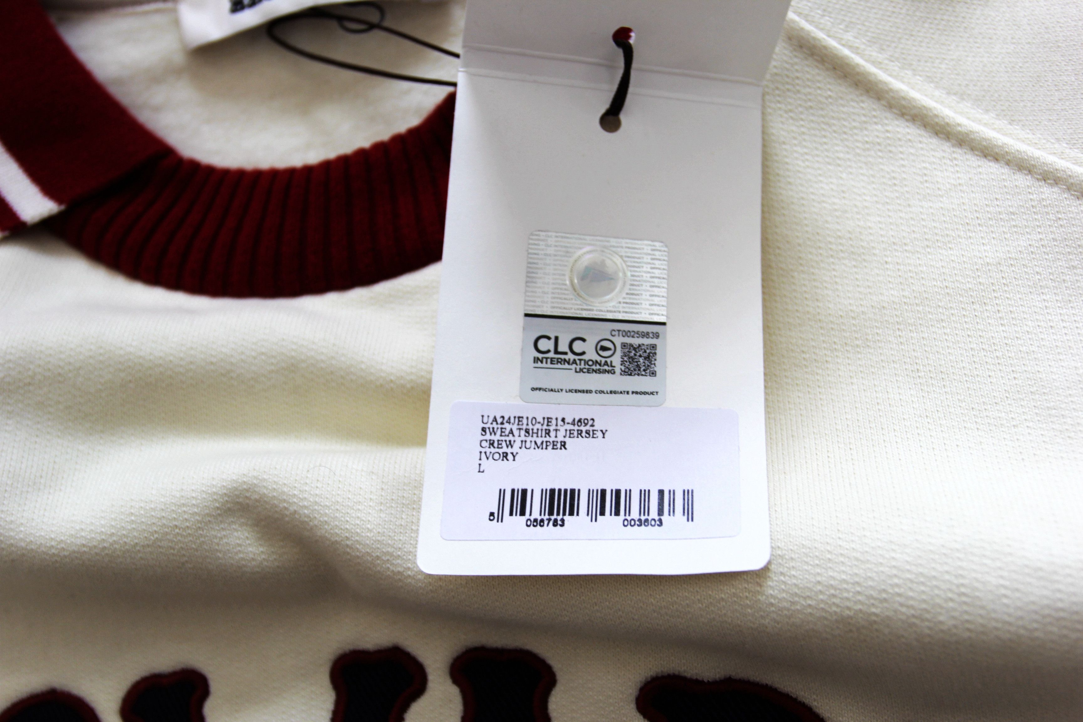 Wales Bonner BNWT AW24 WALES BONNER x HOWARD UNIVERSITY SWEATSHIRT L Size US L / EU 52-54 / 3 - 8 Thumbnail
