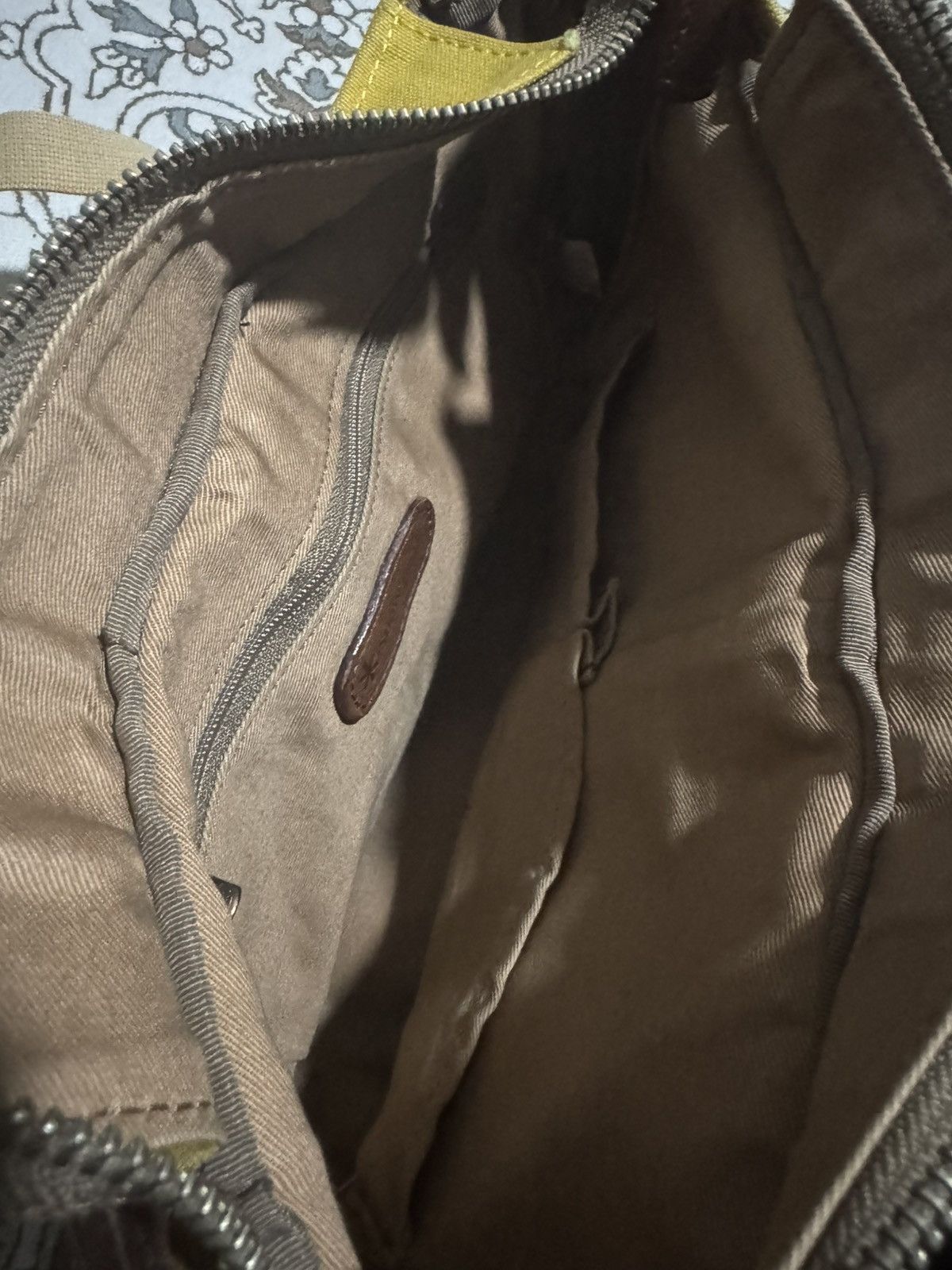 Canvas × Japanese Brand × Snow Peak OG Snow Peak Everyday Hard Cancas + Leather Sling Bag Size ONE SIZE - 5 Thumbnail
