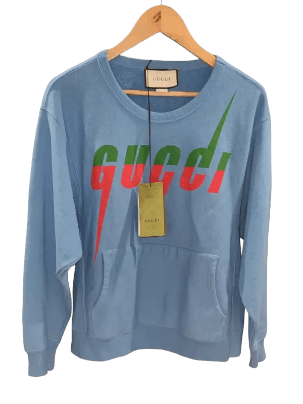 Gucci Gucci Lightning Logo Print Sweatshirt Size US M / EU 48-50 / 2 - 1 Thumbnail