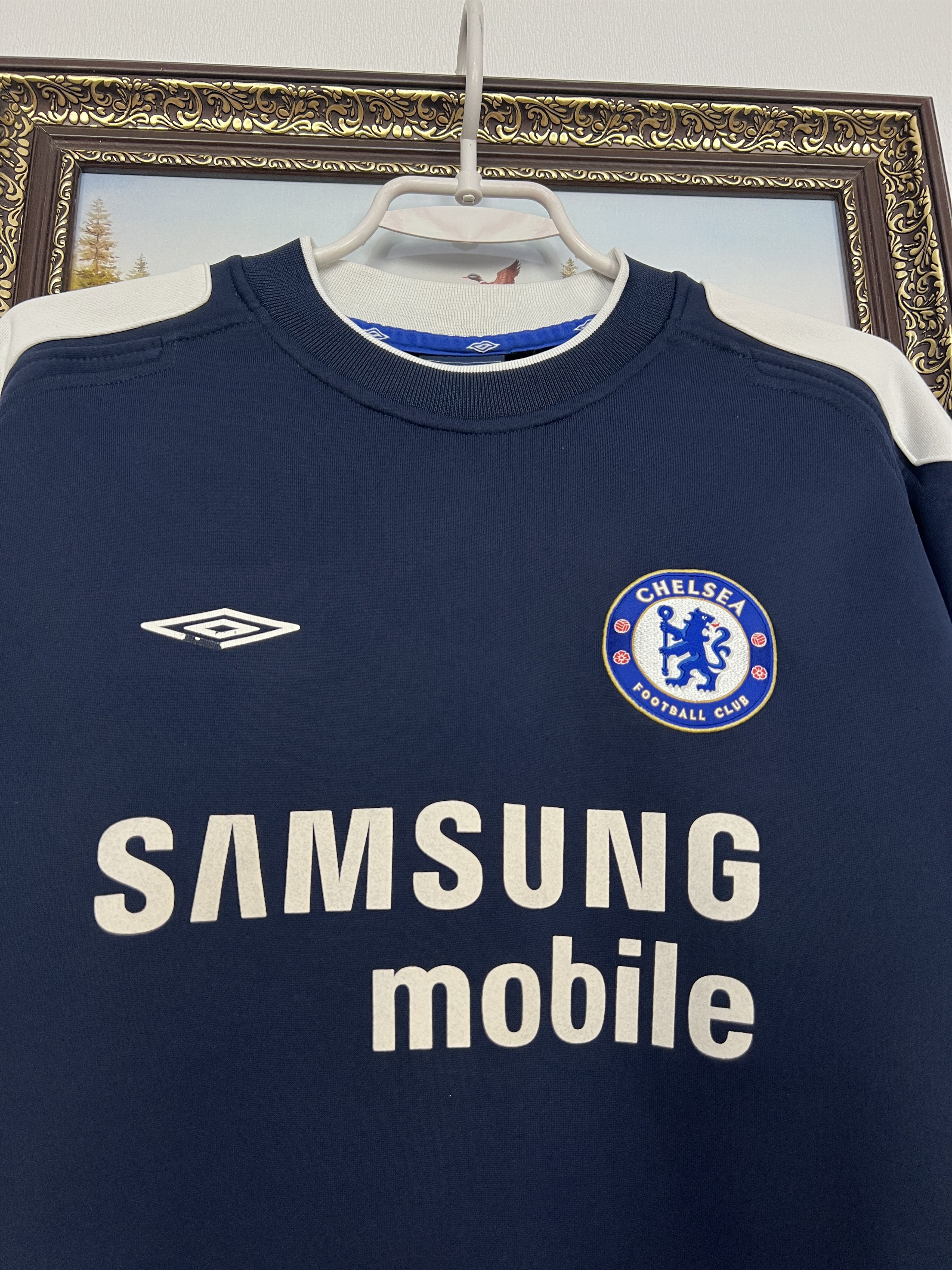 Umbro Chelsea Football Sweatshirt Soccer Crewneck Track Top Size US M / EU 48-50 / 2 - 3 Thumbnail