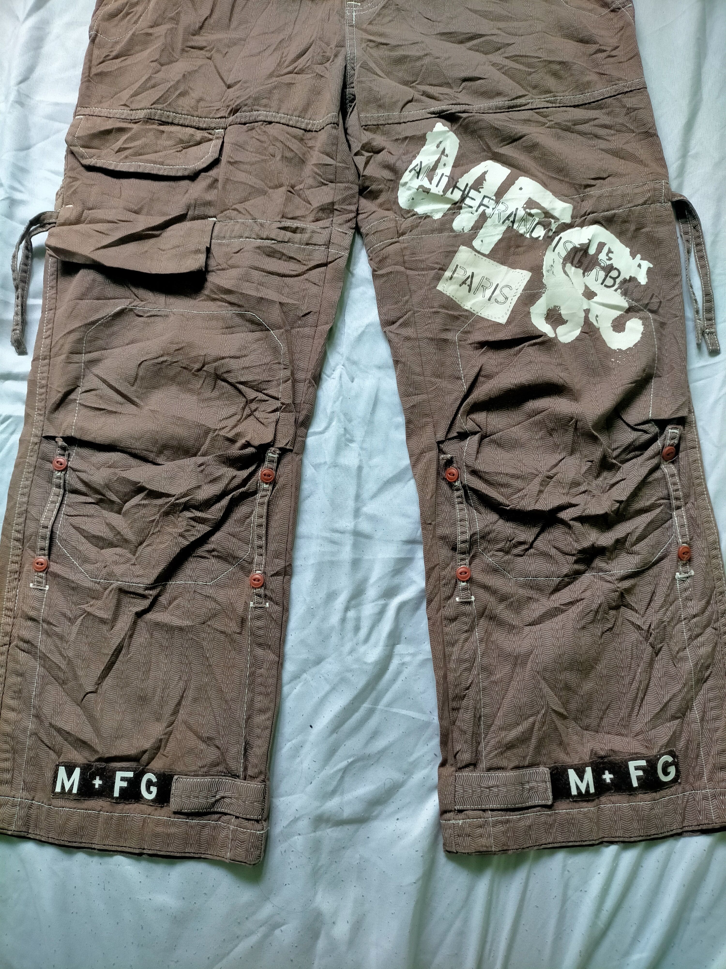 Marithe + Francois Girbaud Marithe Francois Girbaud Bondage Pants Size 33" - 3 Thumbnail