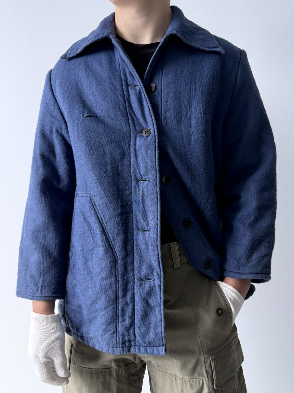 Vetra Vintage 70s French Workwear Insulated Work Jacket Size US L / EU 52-54 / 3 - 1 Thumbnail